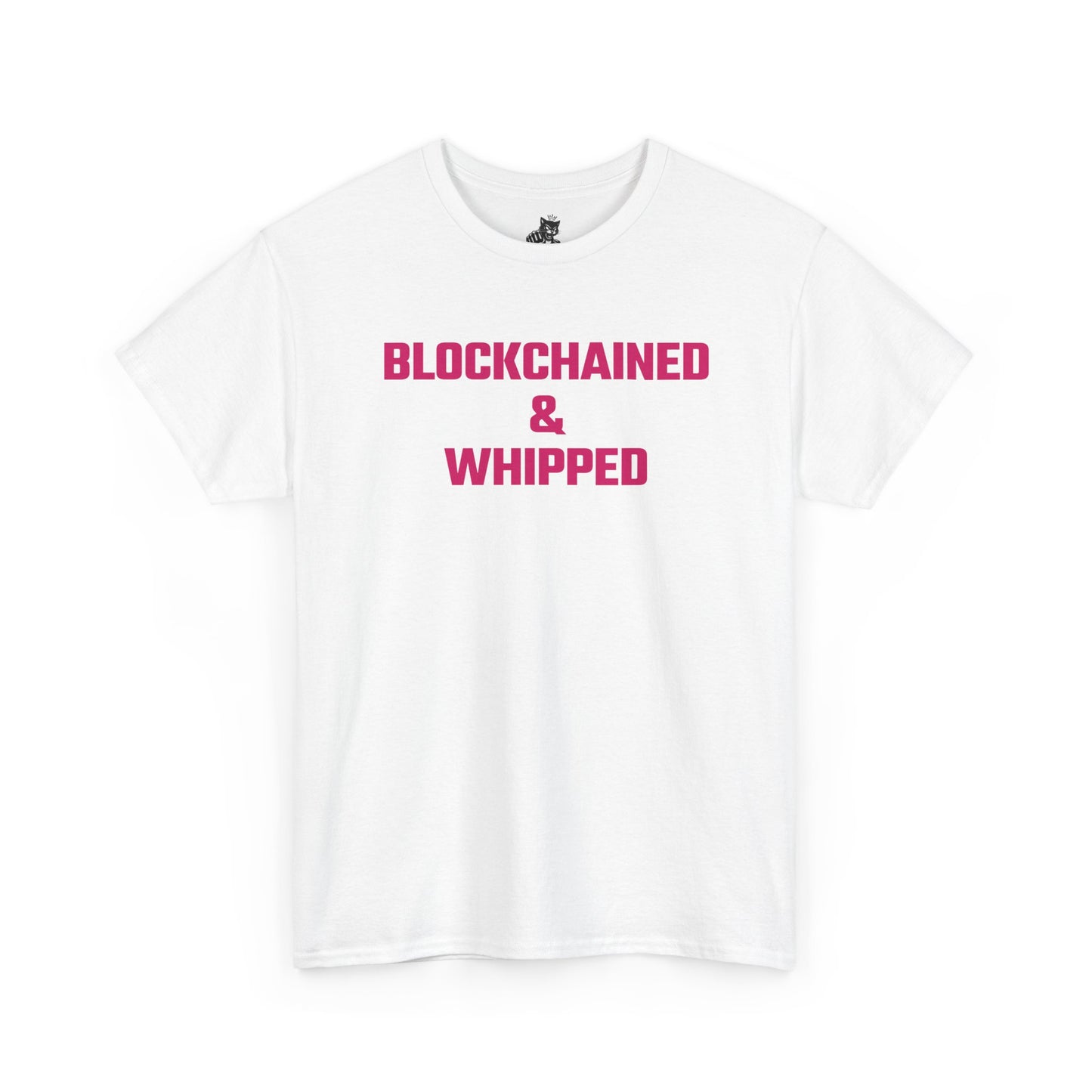 Blockchained And Whipped (Version 2) Crypto Themed T-Shirt