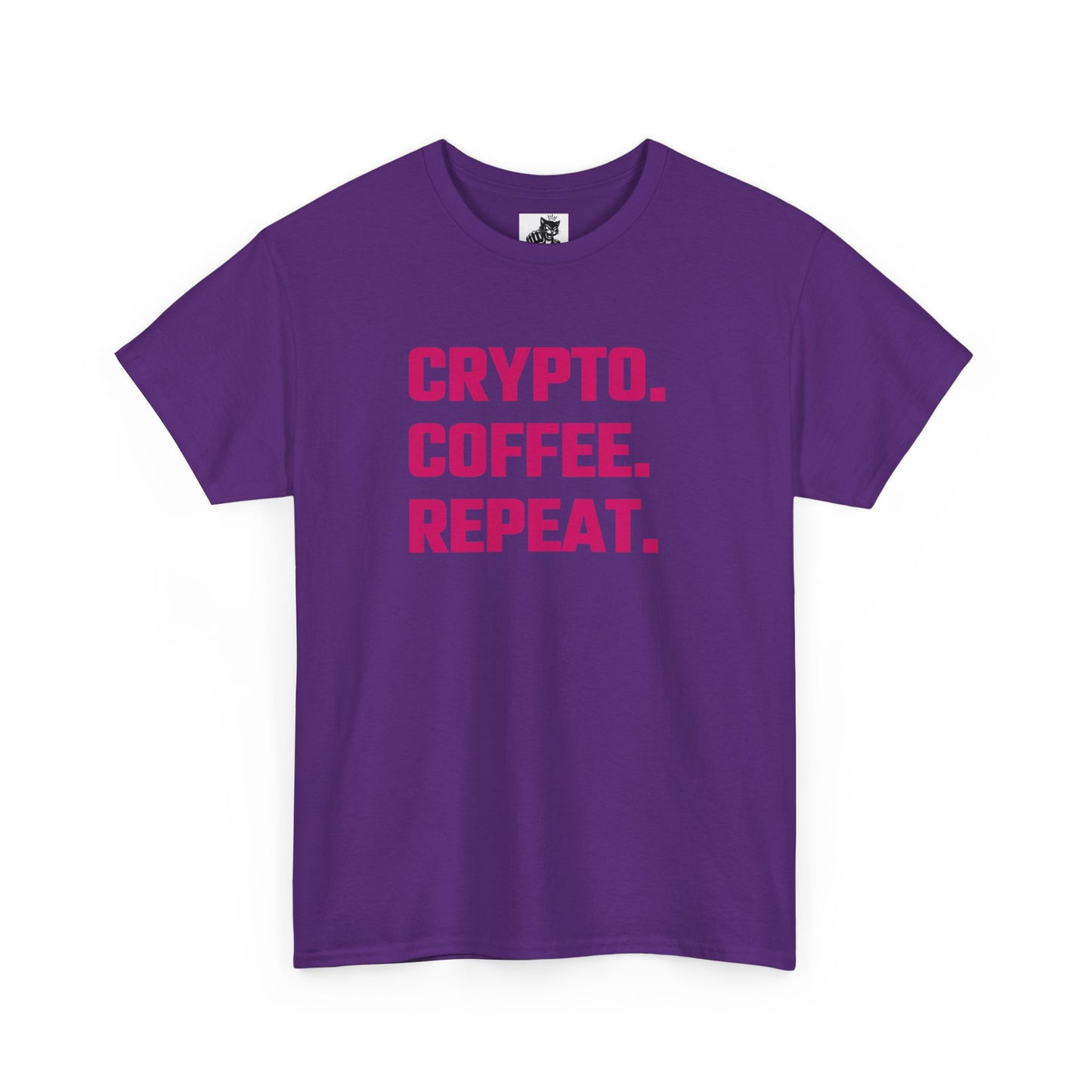 Crypto Coffee Repeat (Version 2) T-Shirt