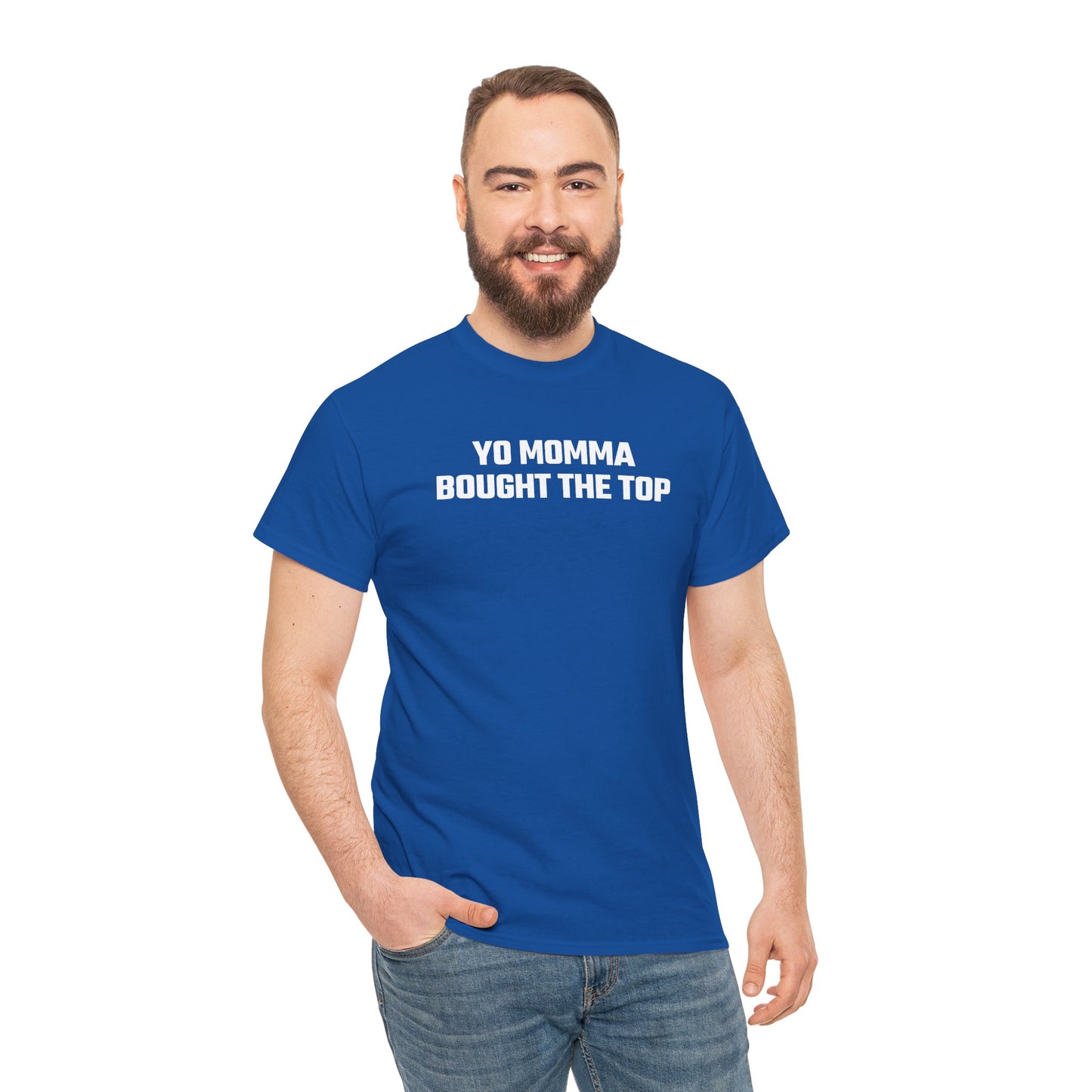 Yo Momma Bought The Top Graphic Tee - Crypto Themed T-Shirt