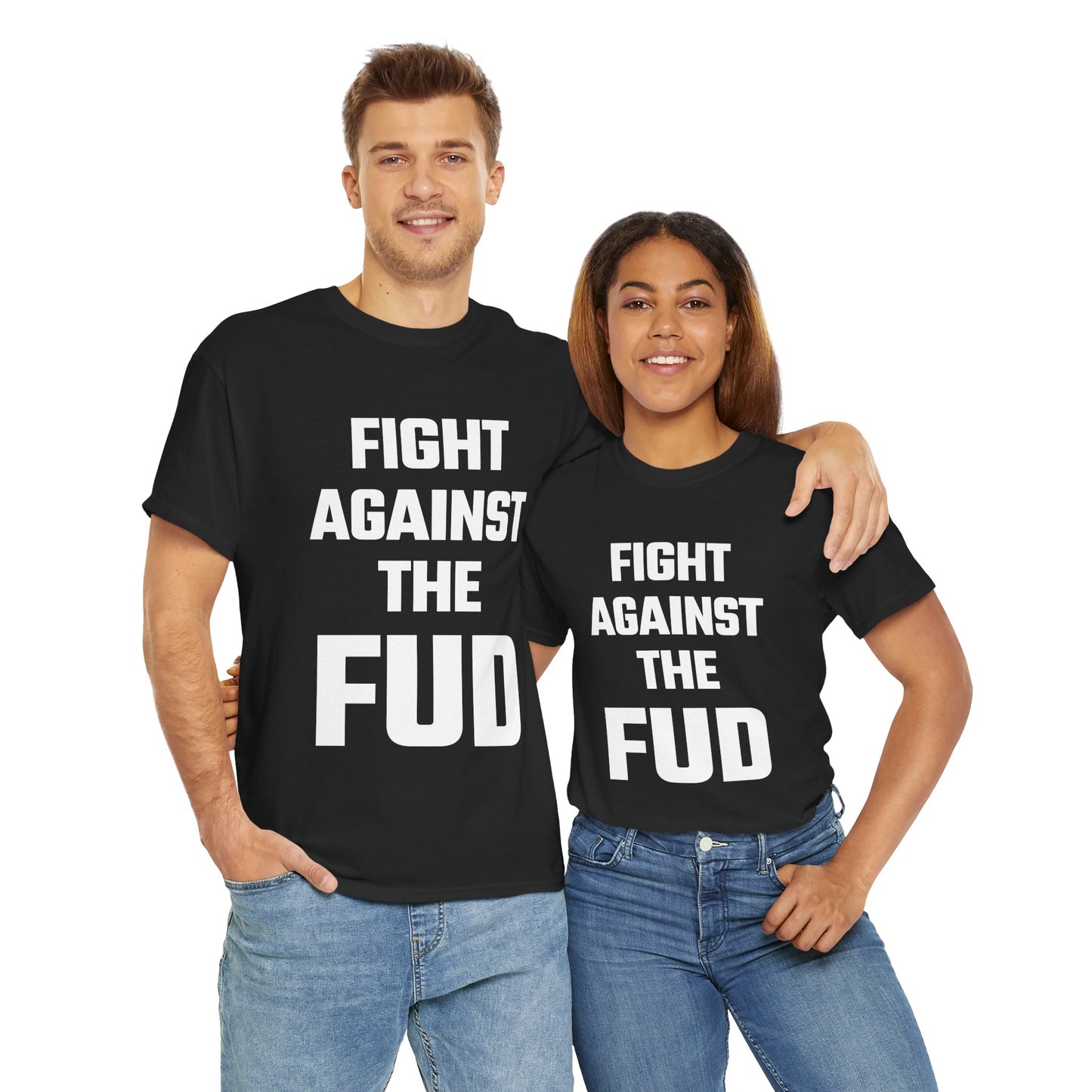 Fight Against The FUD Graphic Tee - Unisex Cotton T-Shirt