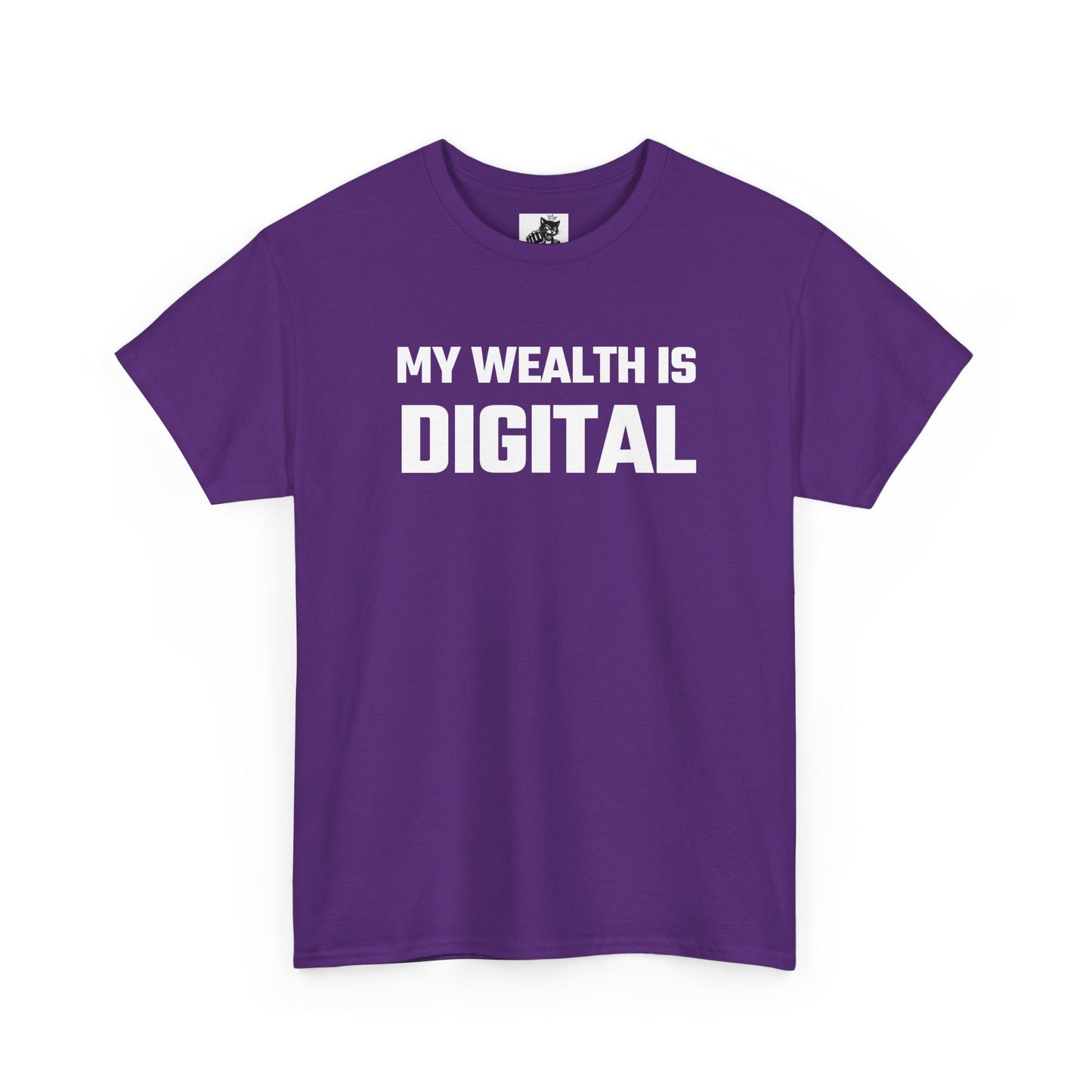 My Wealth Is Digital - Crypto Themed T-Shirt