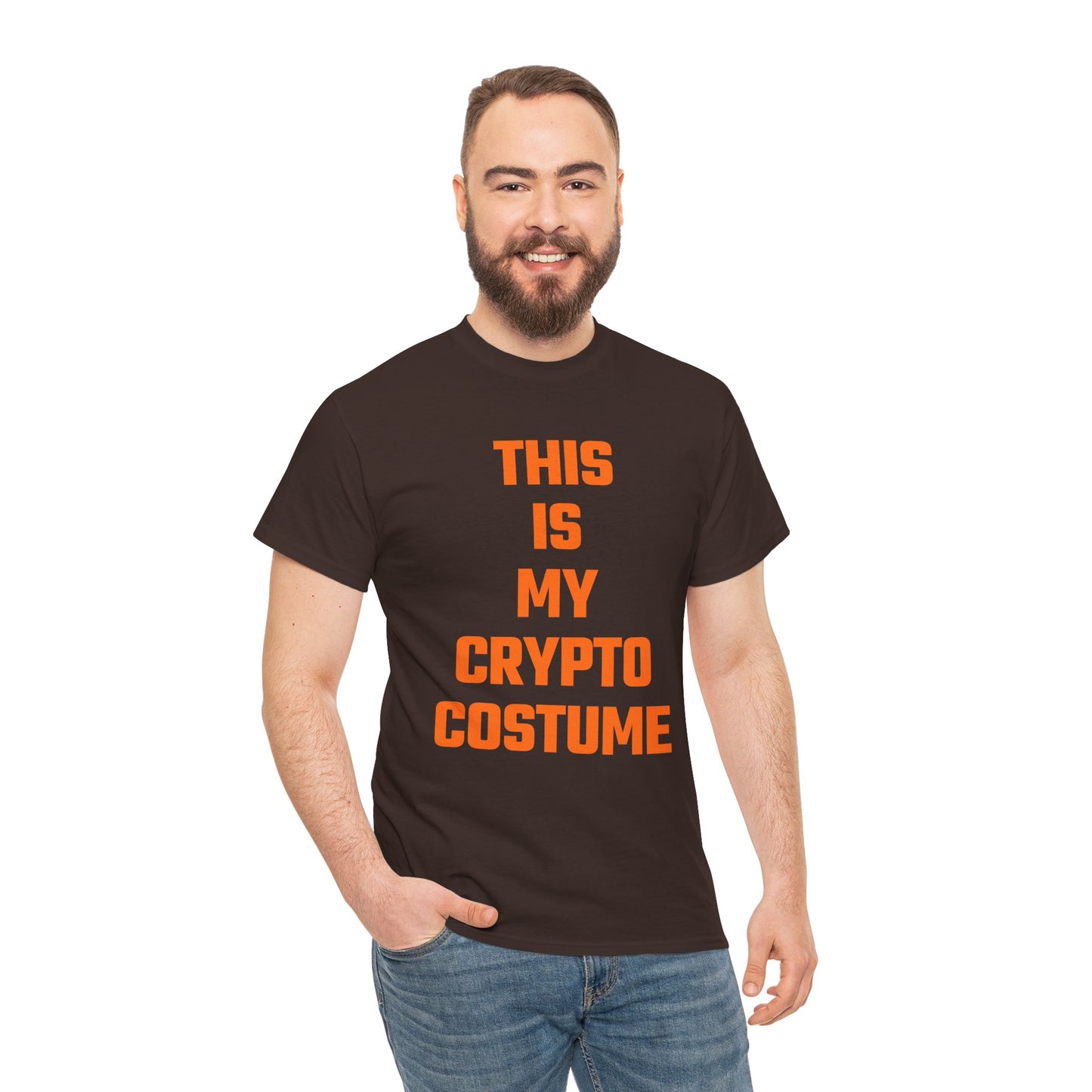 This Is My Crypto Costume Graphic Tee - Unisex Cotton T-Shirt