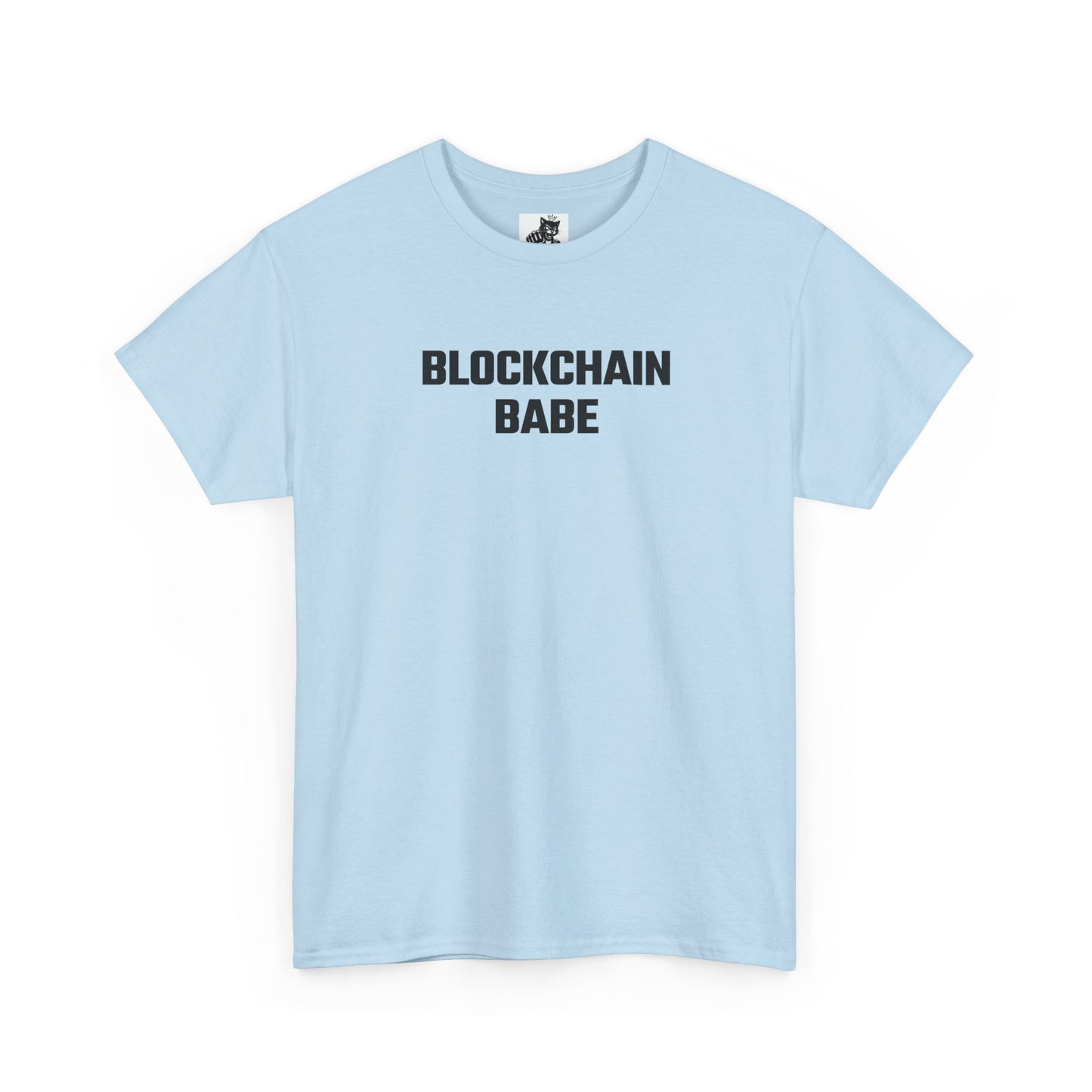 Blockchain Babe Crypto Themed T-Shirt