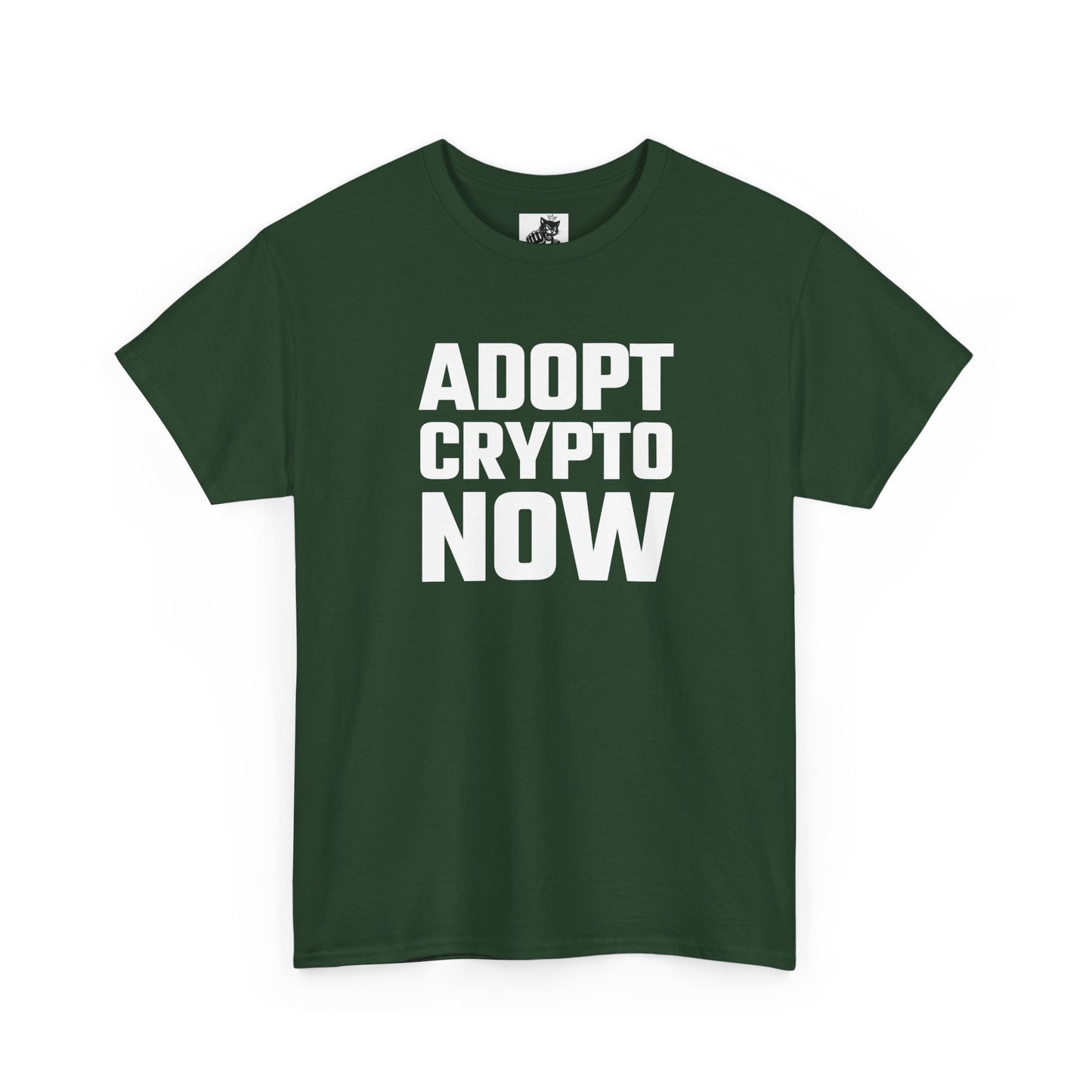 Adopt Crypto Now Graphic T-Shirt