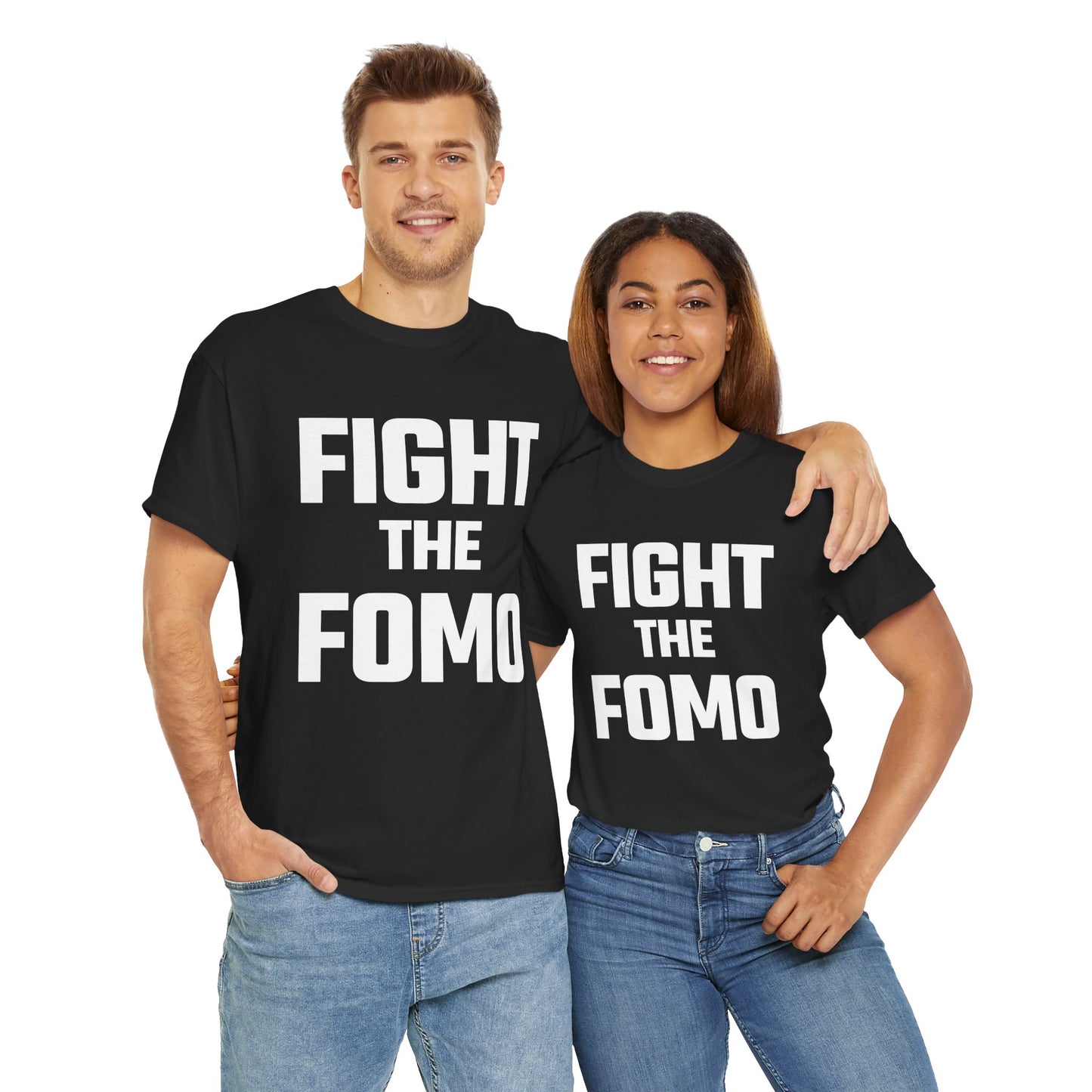 Fight The FOMO Graphic Tee - Unisex Cotton T-Shirt