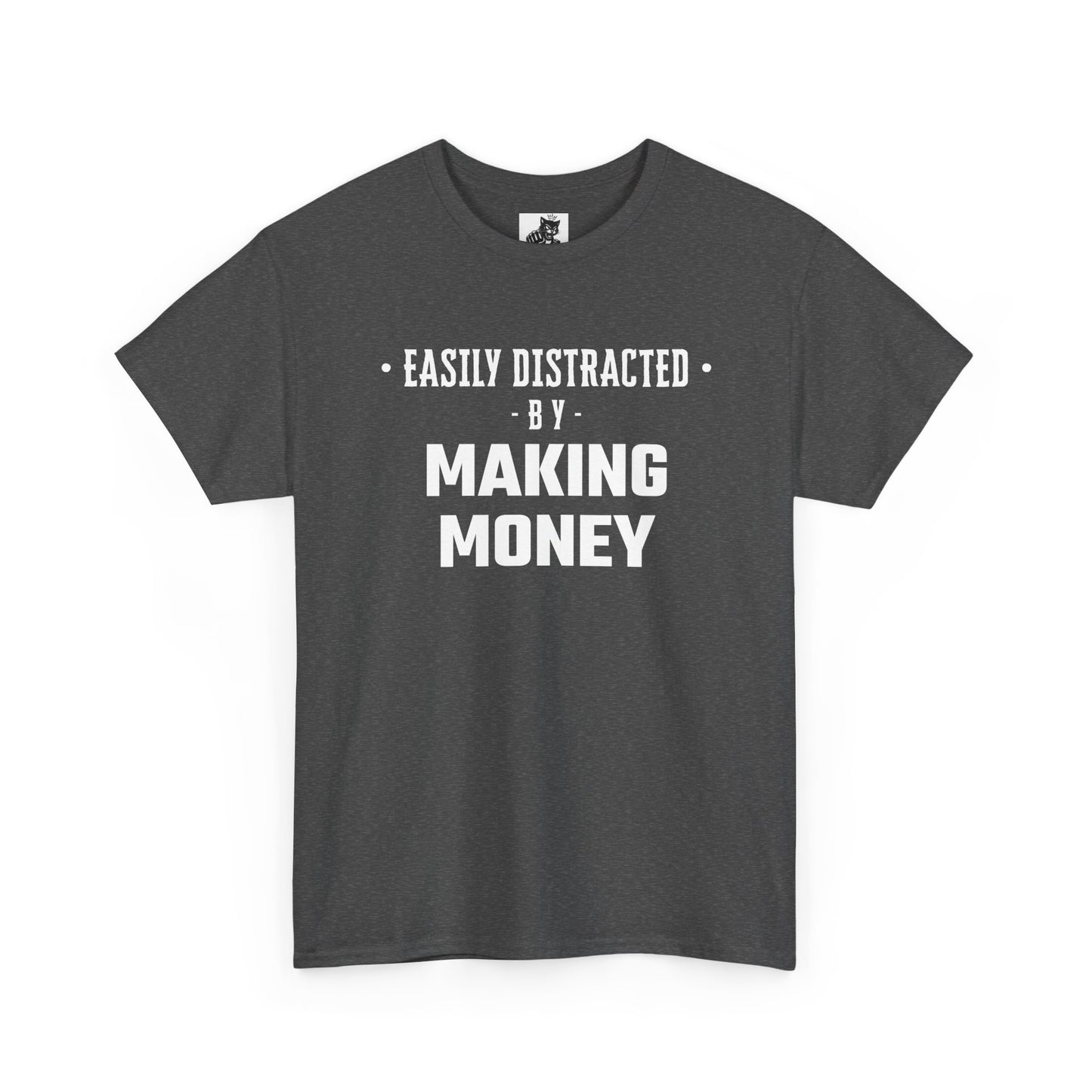 Easily Distracted By Making Money Graphic Tee - Unisex Cotton T-Shirt