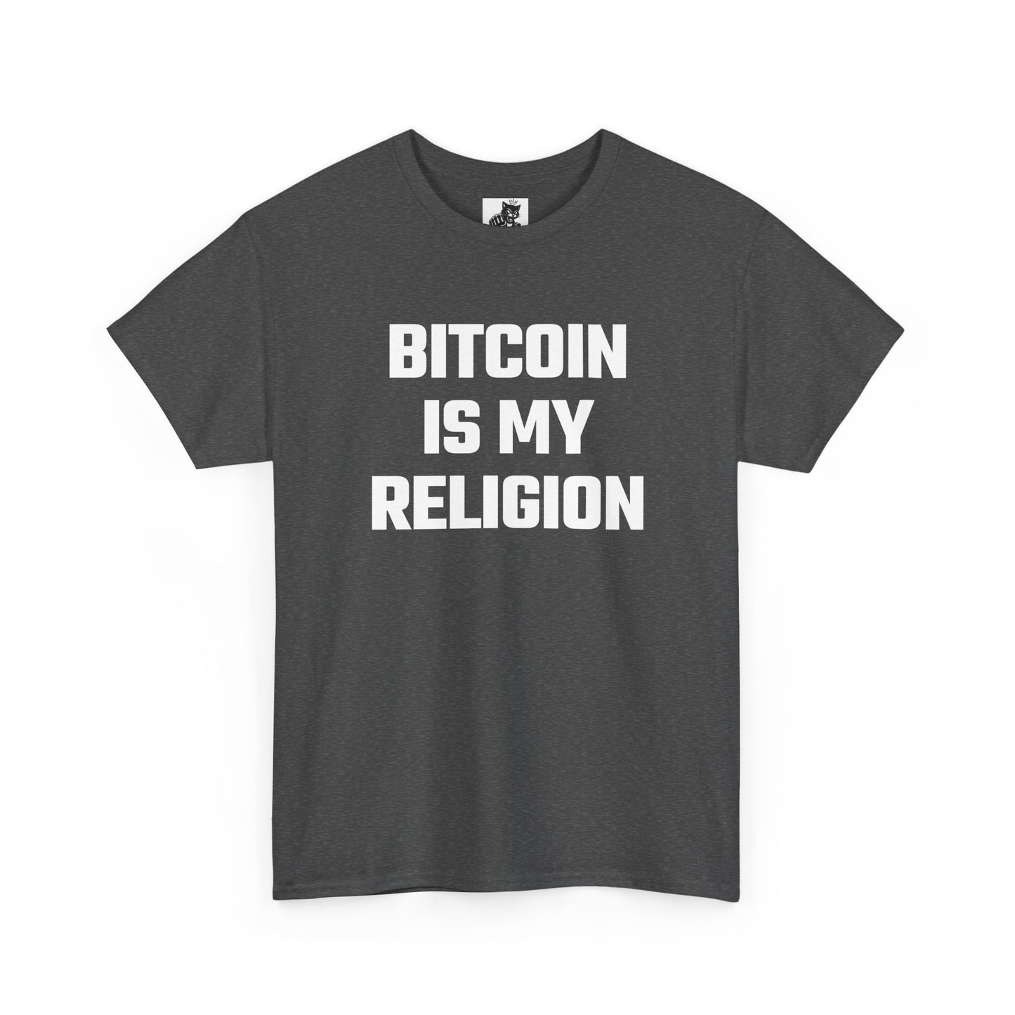 Bitcoin Is My Religion Graphic Tee - Unisex Cotton T-Shirt