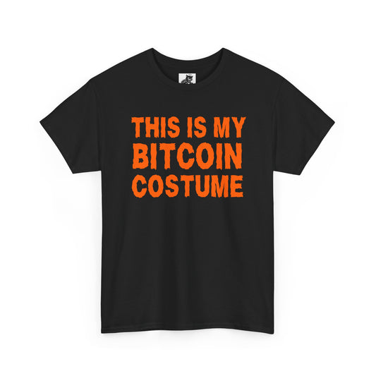 This Is My Bitcoin Costume Graphic Tee - Crypto Halloween T-Shirt