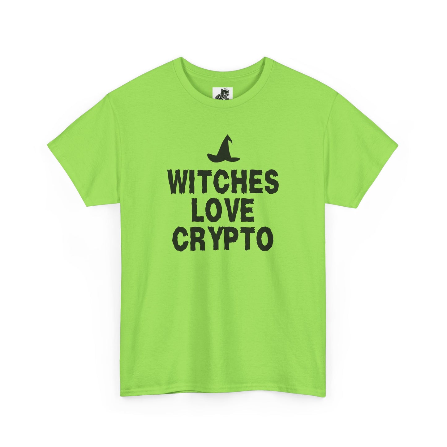 Witches Love Crypto (Version 2) Graphic Tee - Crypto Halloween Witch T-Shirt
