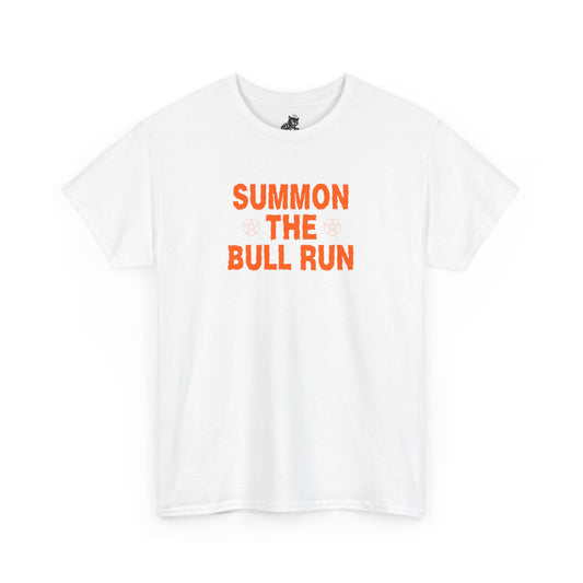 Summon The Bull Run Graphic Tee - Crypto Halloween T-Shirt