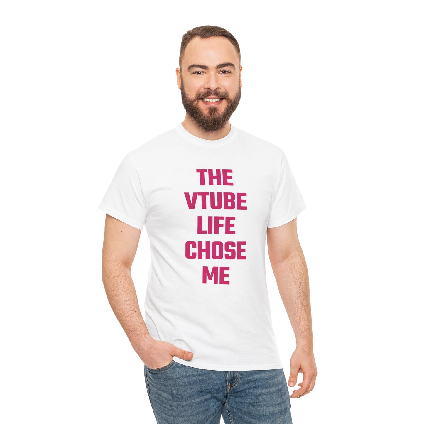 The VTube Life Chose Me (Version 2) Graphic Tee - Unisex Cotton T-Shirt