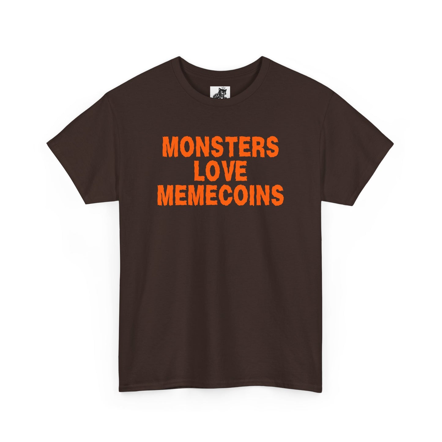 Monsters Love Memecoins Graphic Tee - Crypto Halloween T-Shirt