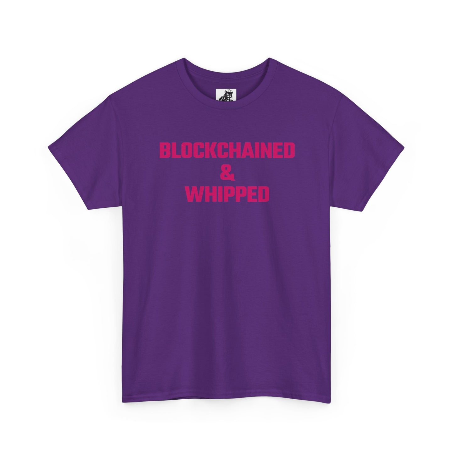 Blockchained And Whipped (Version 2) Crypto Themed T-Shirt