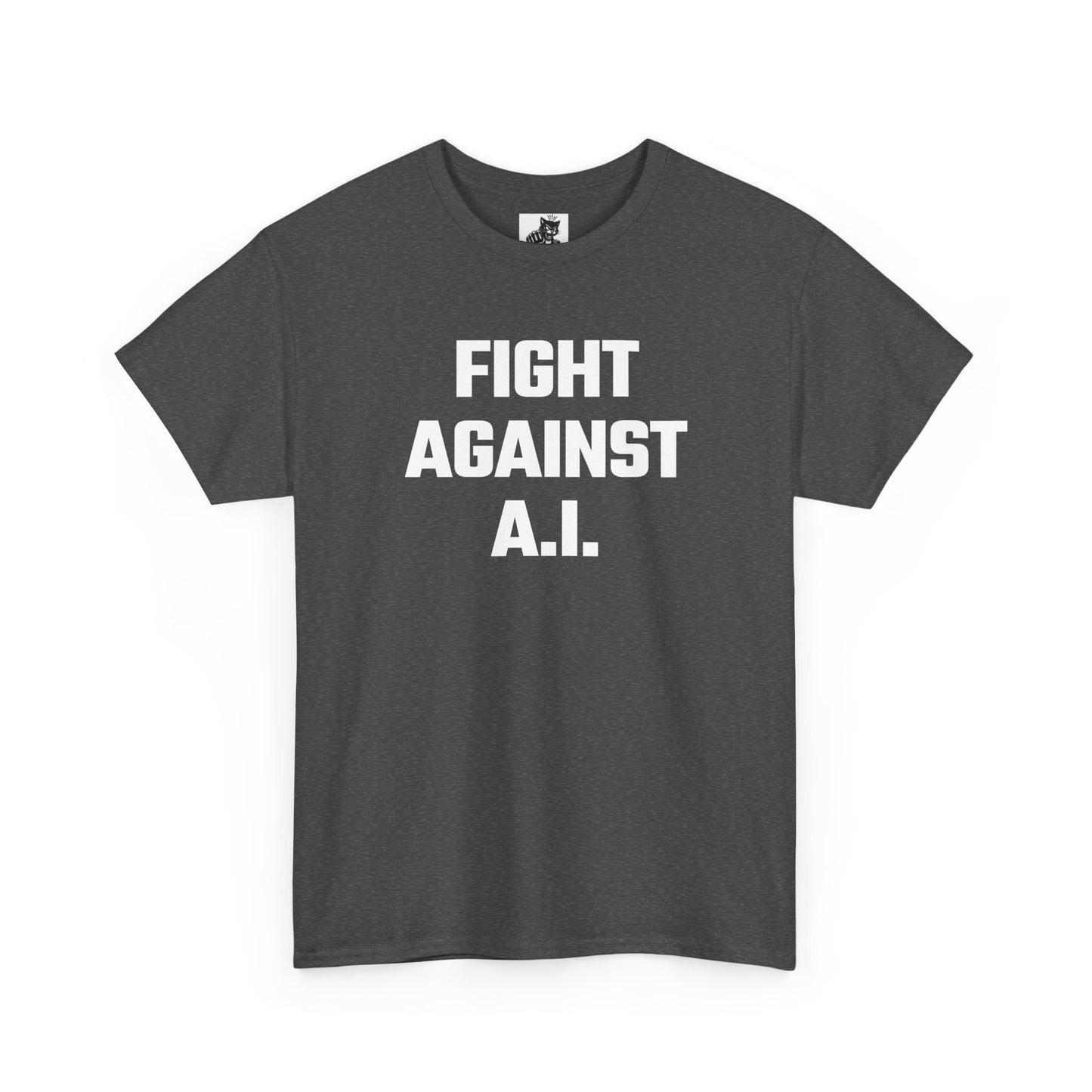 Fight Against A.I. Graphic Tee - Unisex Cotton T-Shirt