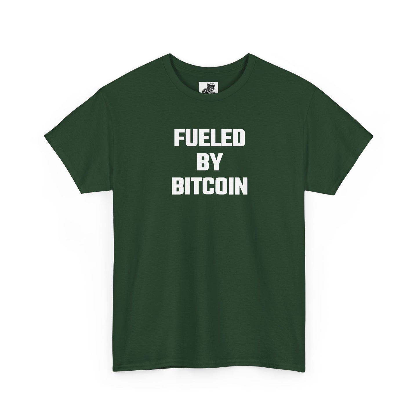 Fueled By Bitcoin Crypto Themed T-Shirt