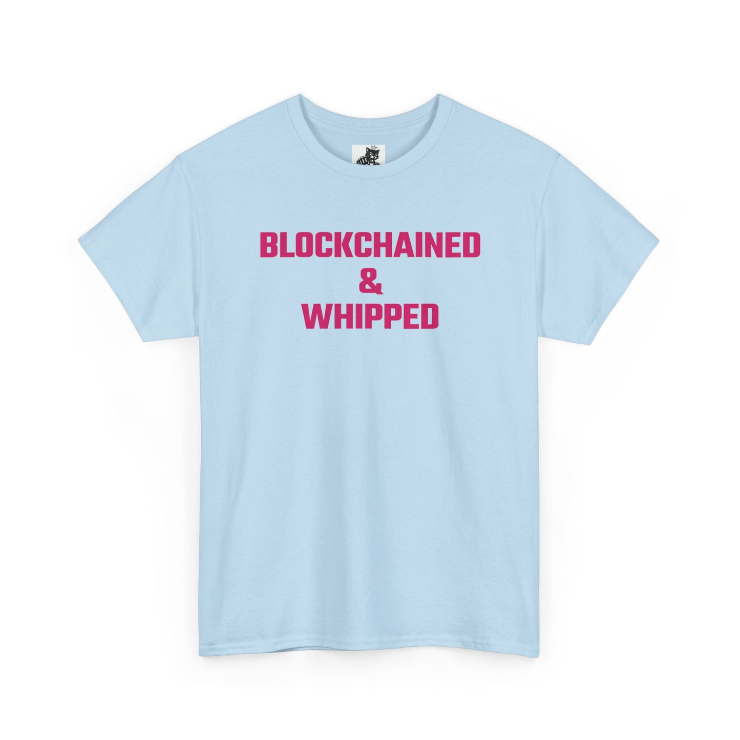 Blockchained And Whipped (Version 2) Crypto Themed T-Shirt