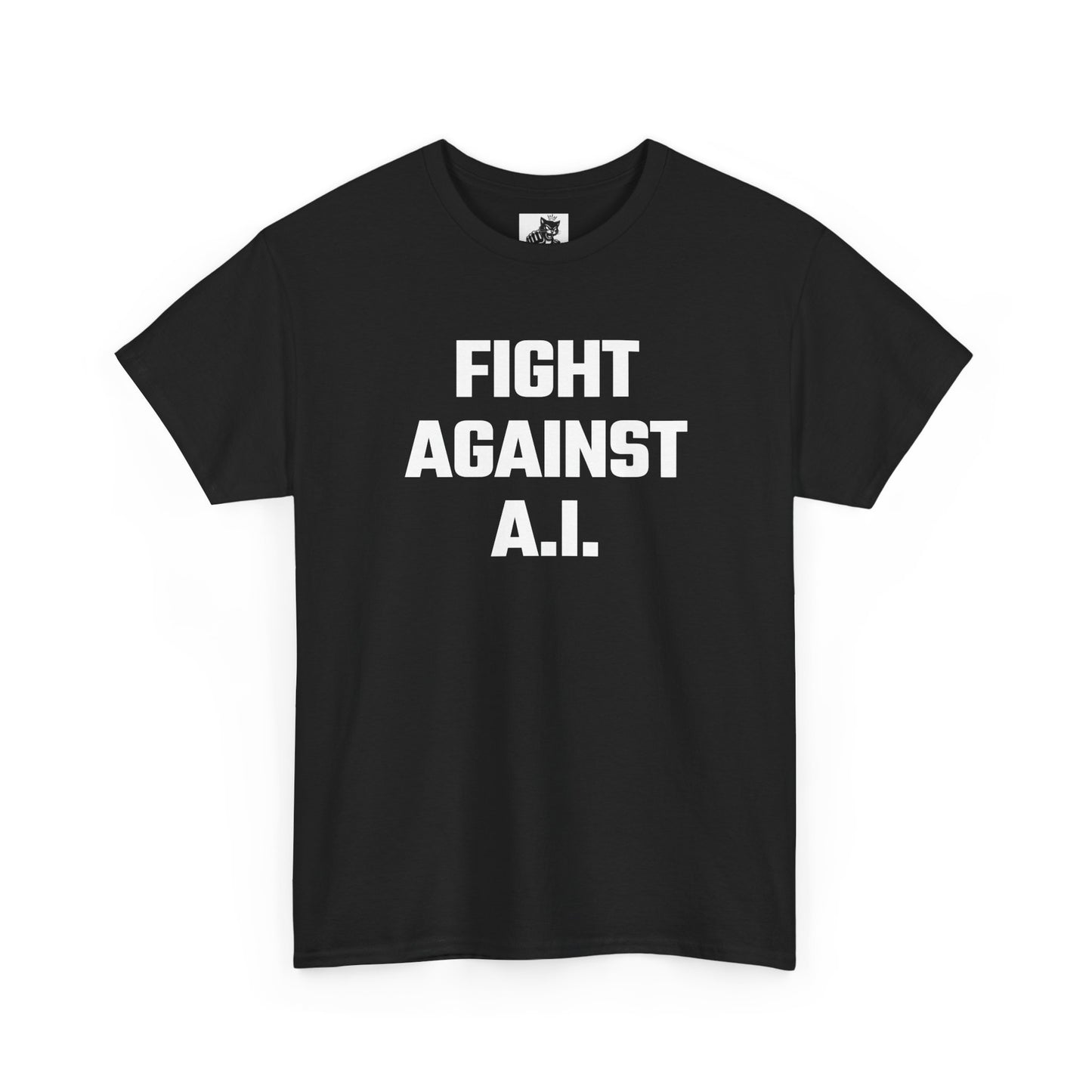 Fight Against A.I. Graphic Tee - Unisex Cotton T-Shirt