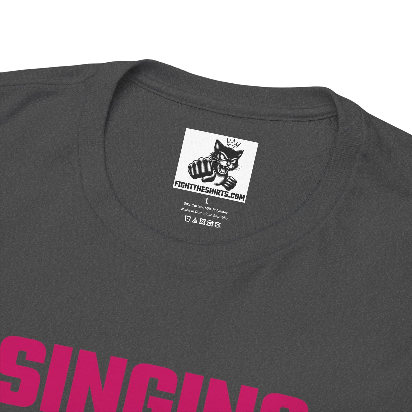 Singing Saves The World (Version 2) Graphic Tee - Unisex Cotton T-Shirt