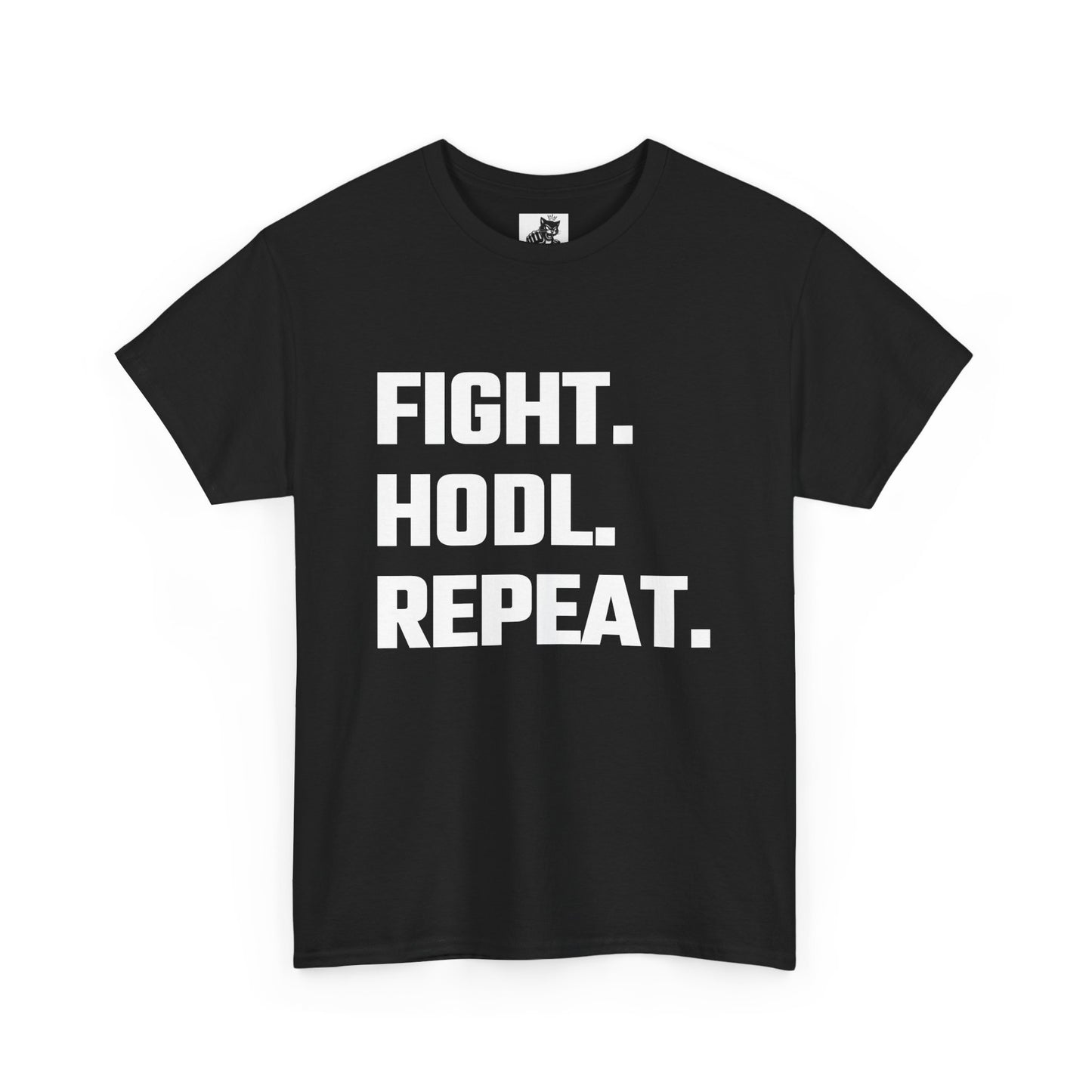 Fight. HODL. Repeat. Graphic Tee - Unisex Cotton T-Shirt