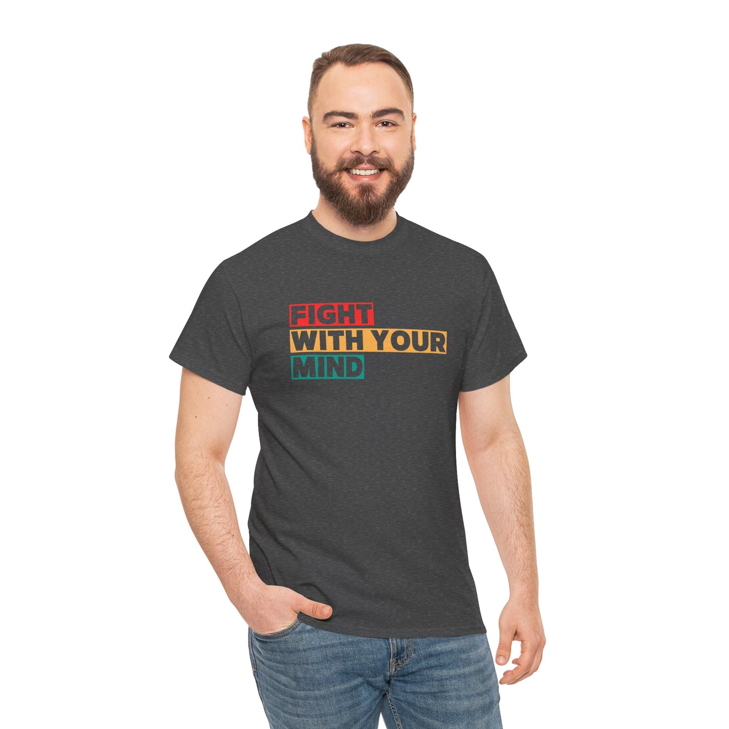 Fight With Your Mind Graphic Tee - Unisex Cotton T-Shirt
