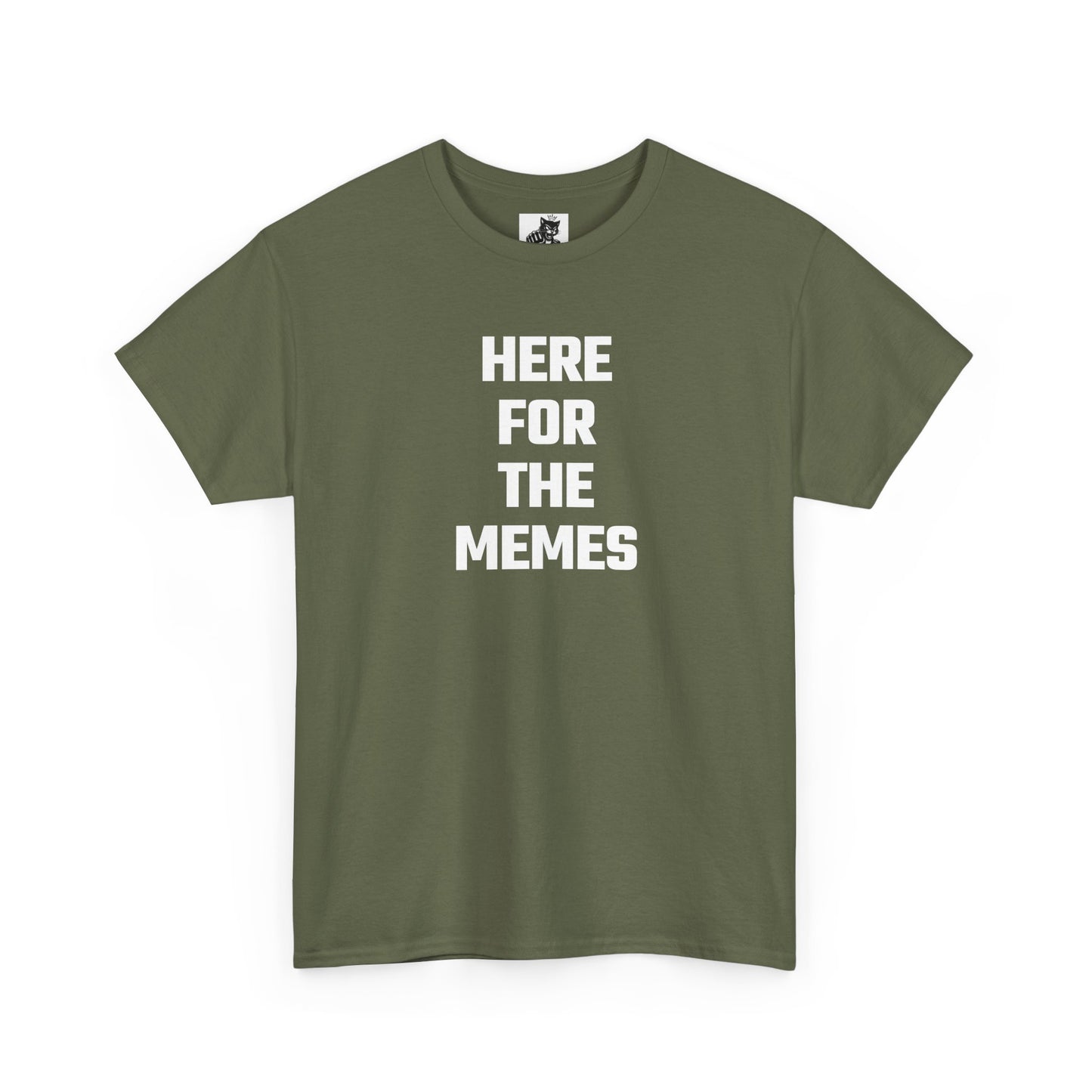 Here For The Memes Crypto Themed T-Shirt