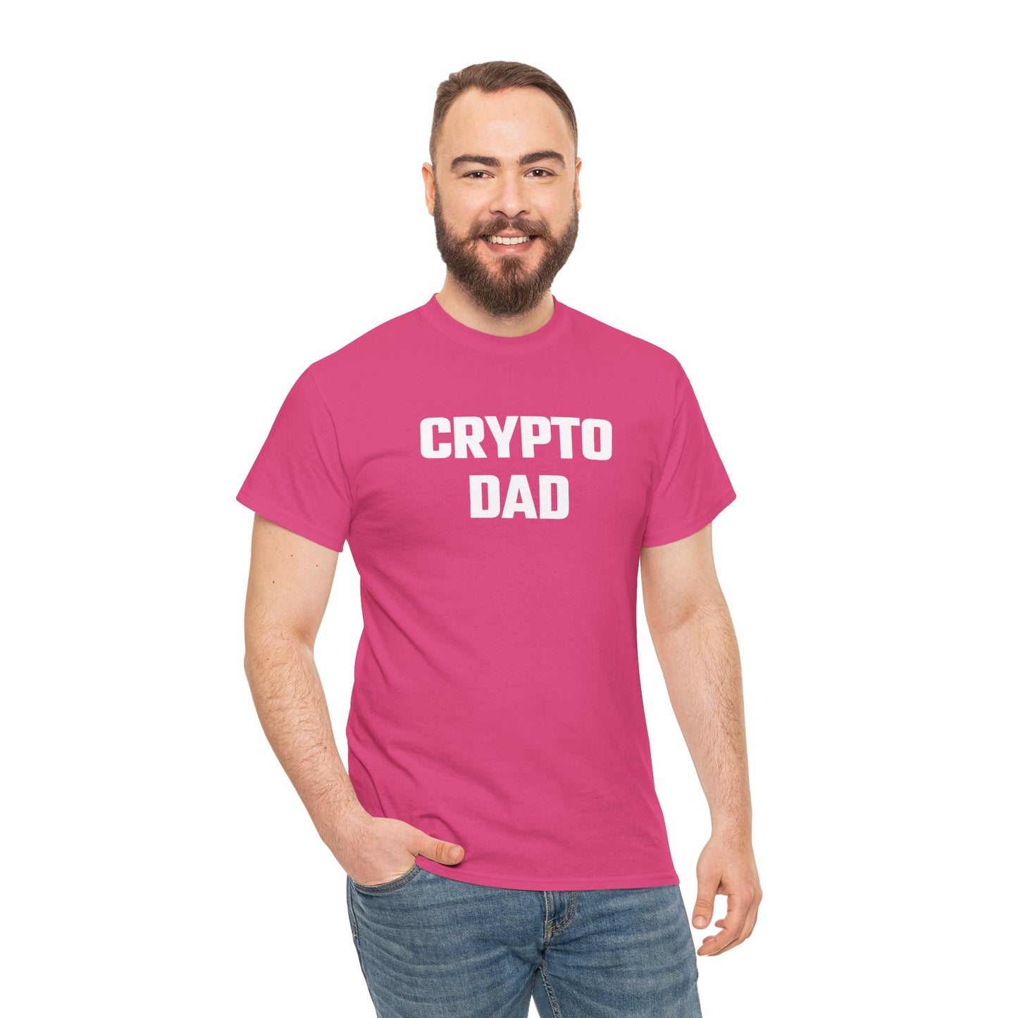 Crypto Dad Graphic Tee - Unisex Cotton T-Shirt