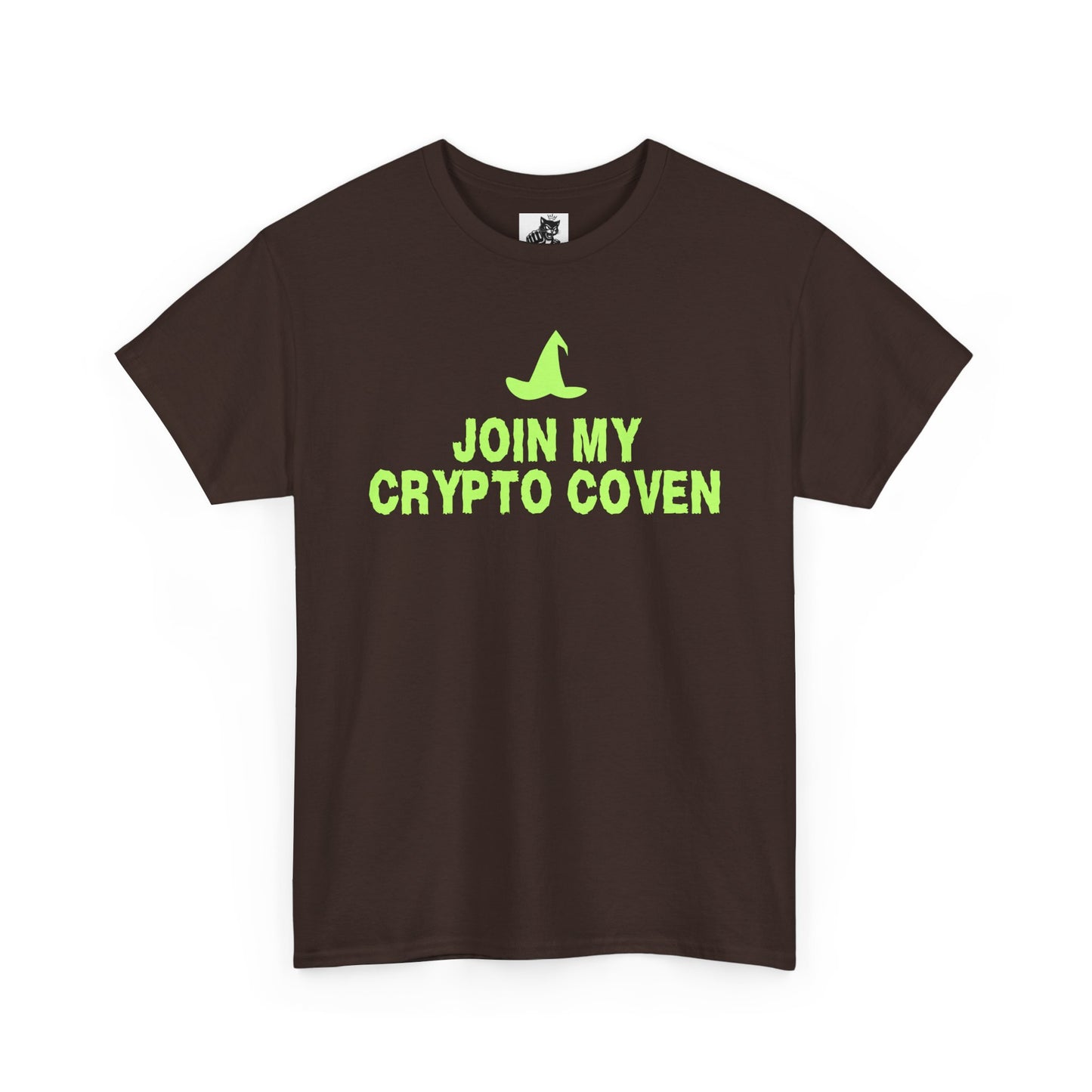 Join My Crypto Coven (Version 2) Graphic Tee - Crypto Halloween Witch T-Shirt