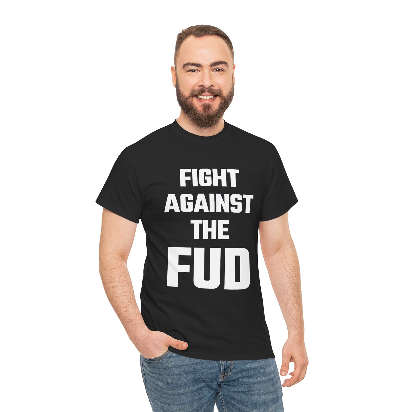 Fight Against The FUD Graphic Tee - Unisex Cotton T-Shirt