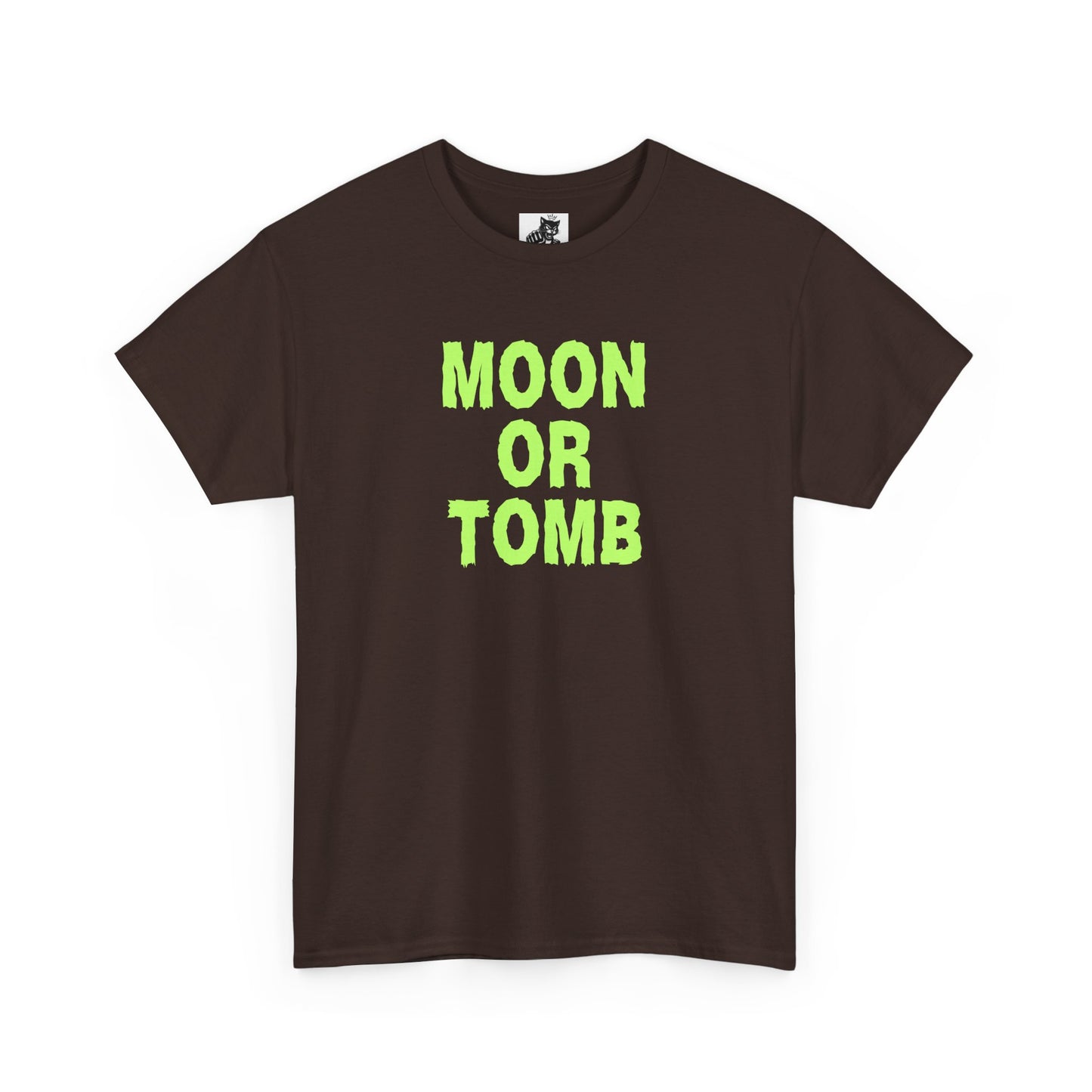Moon Or Tomb (Version 2) Graphic Tee - Crypto Halloween T-Shirt