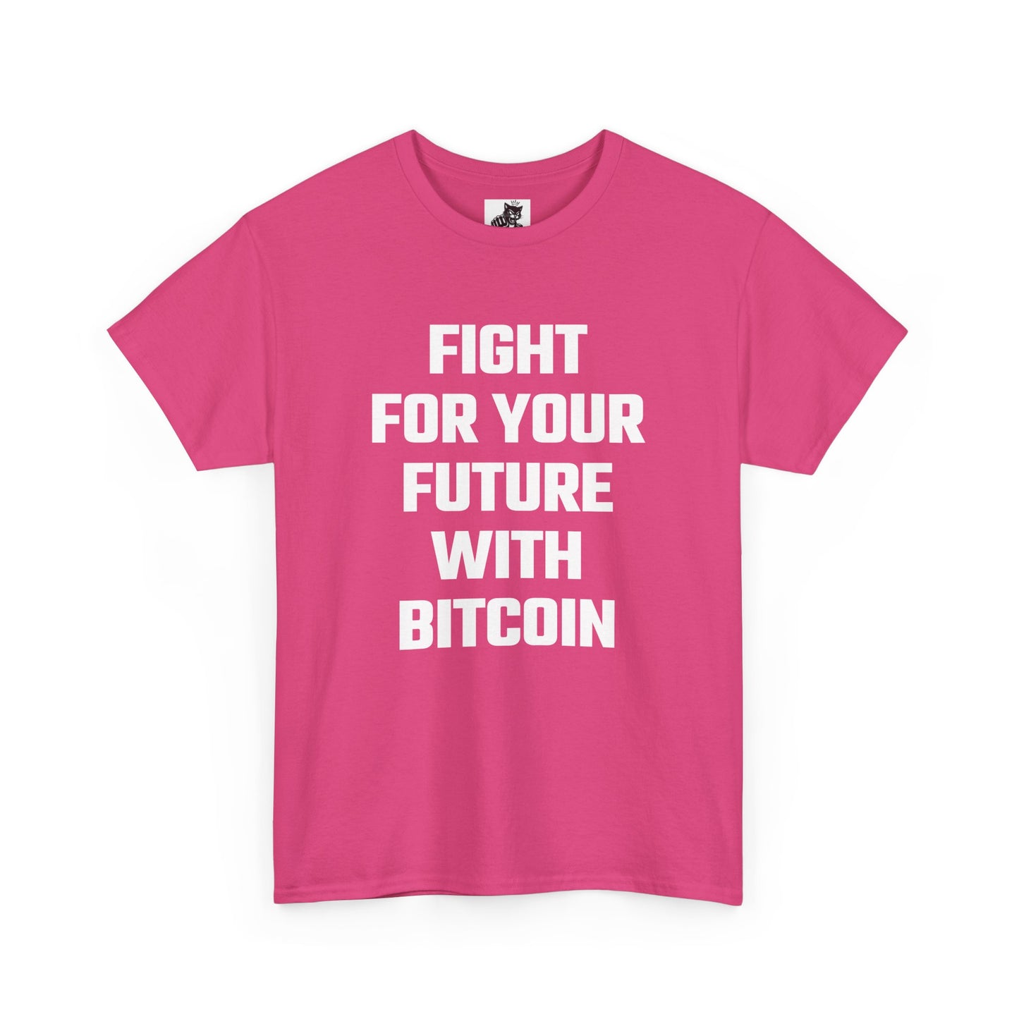 Fight For Your Future With Bitcoin Graphic Tee - Unisex Cotton T-Shirt