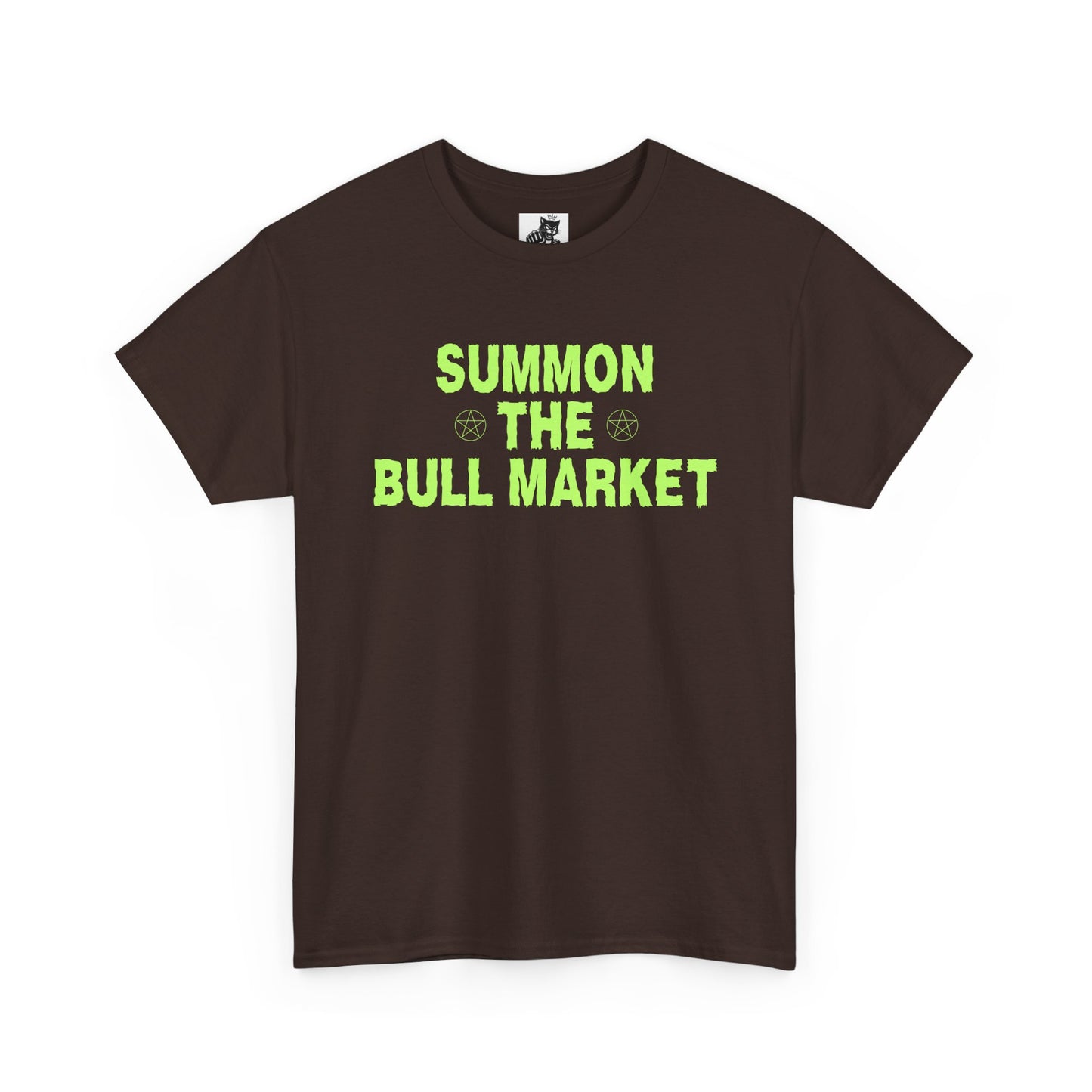 Summon The Bull Market (Version 2) Graphic Tee - Crypto Halloween T-Shirt