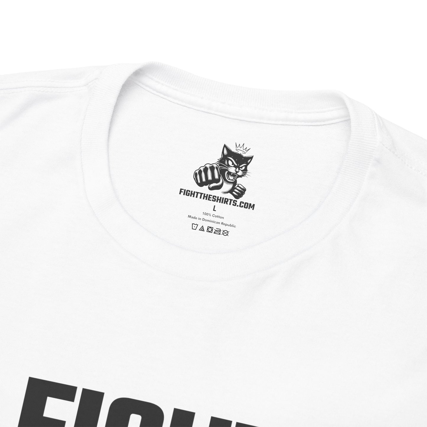 Fight The Bear Graphic Tee - Unisex Cotton T-Shirt