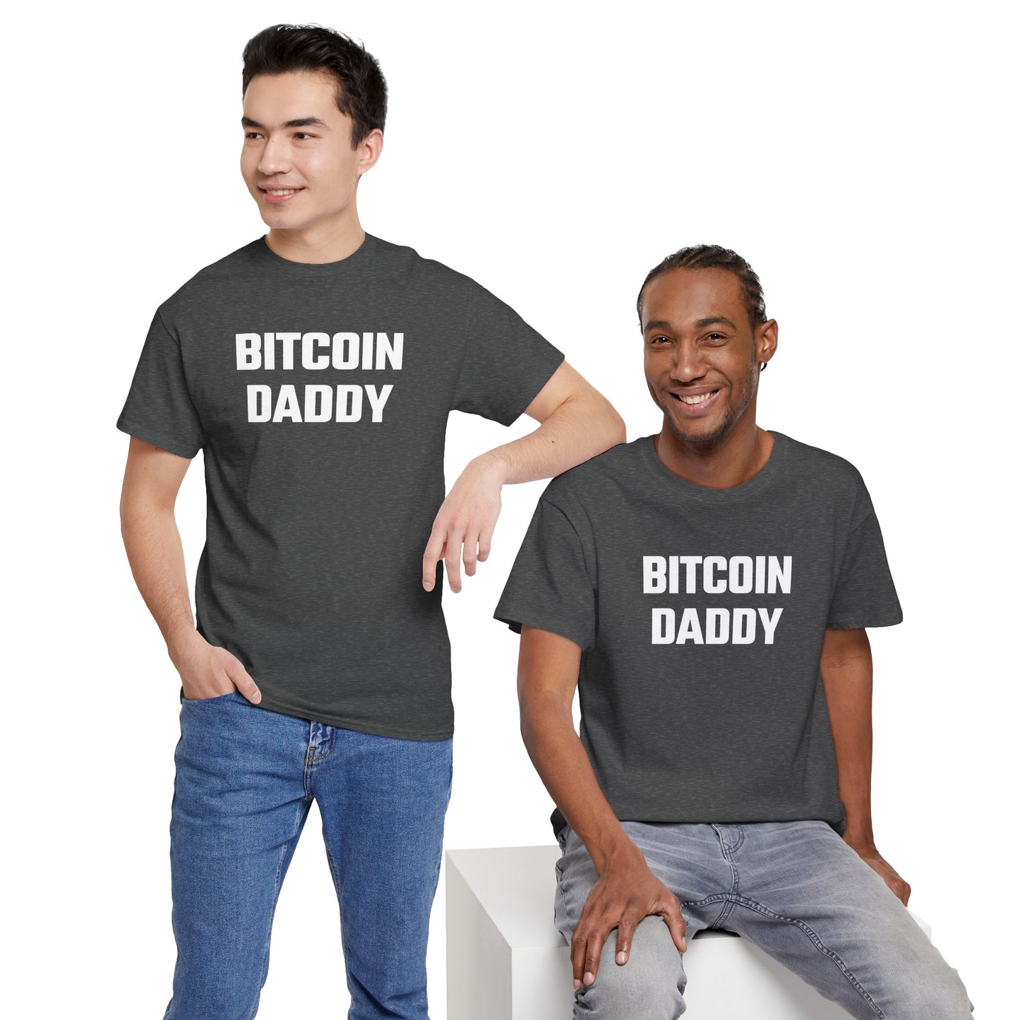 Bitcoin Daddy Graphic Tee - Unisex Cotton T-Shirt