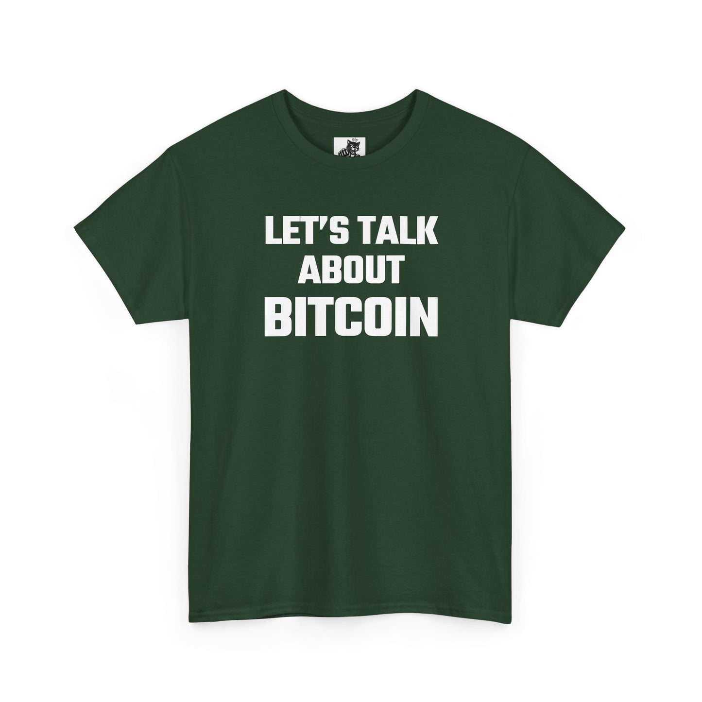 Let's Talk About Bitcoin - Crypto Themed T-Shirt