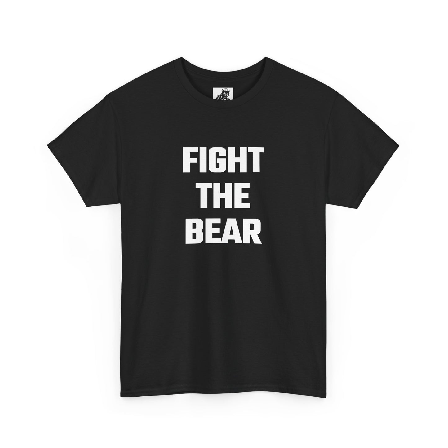 Fight The Bear Graphic Tee - Unisex Cotton T-Shirt