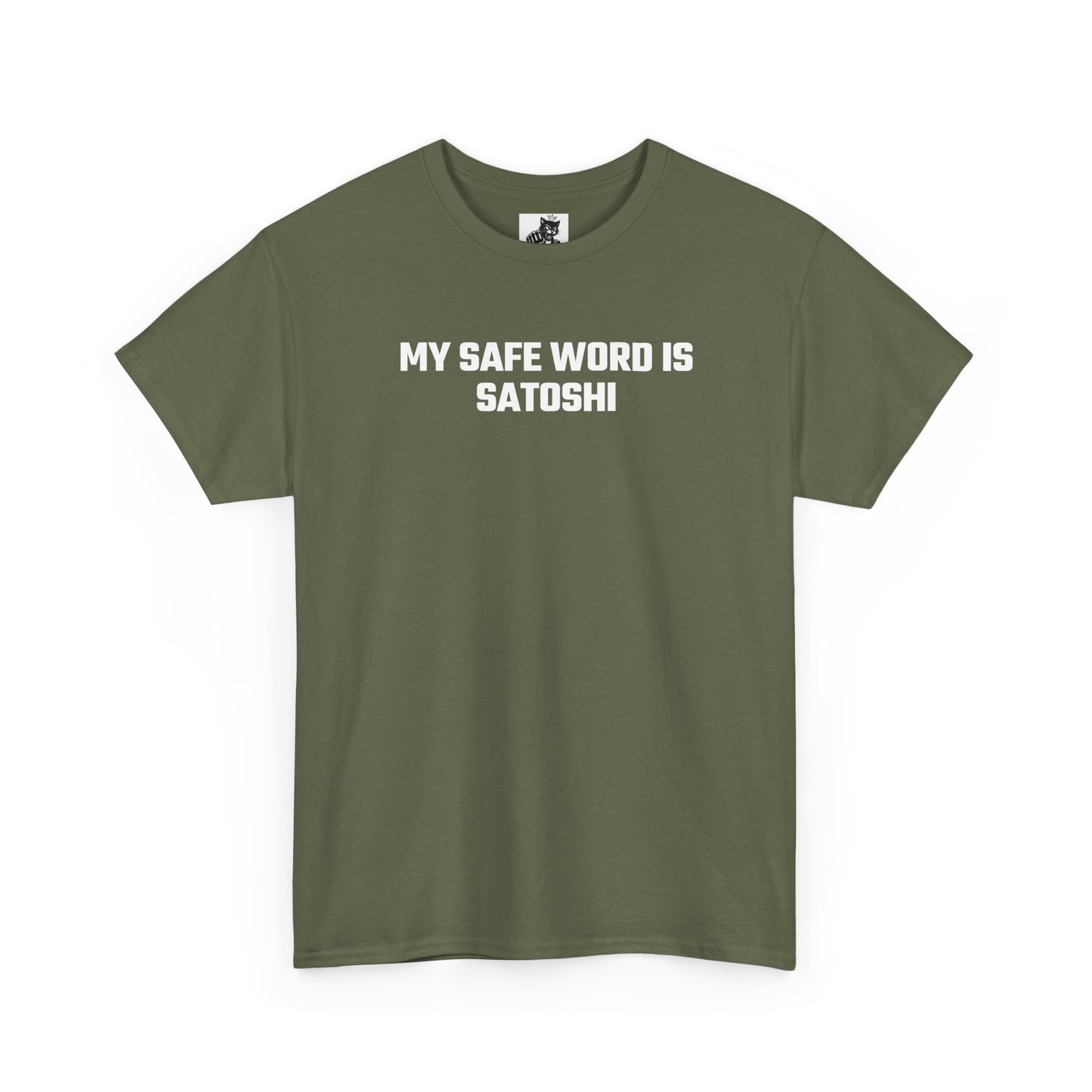 My Safe Word Is Satoshi Crypto Themed T-Shirt