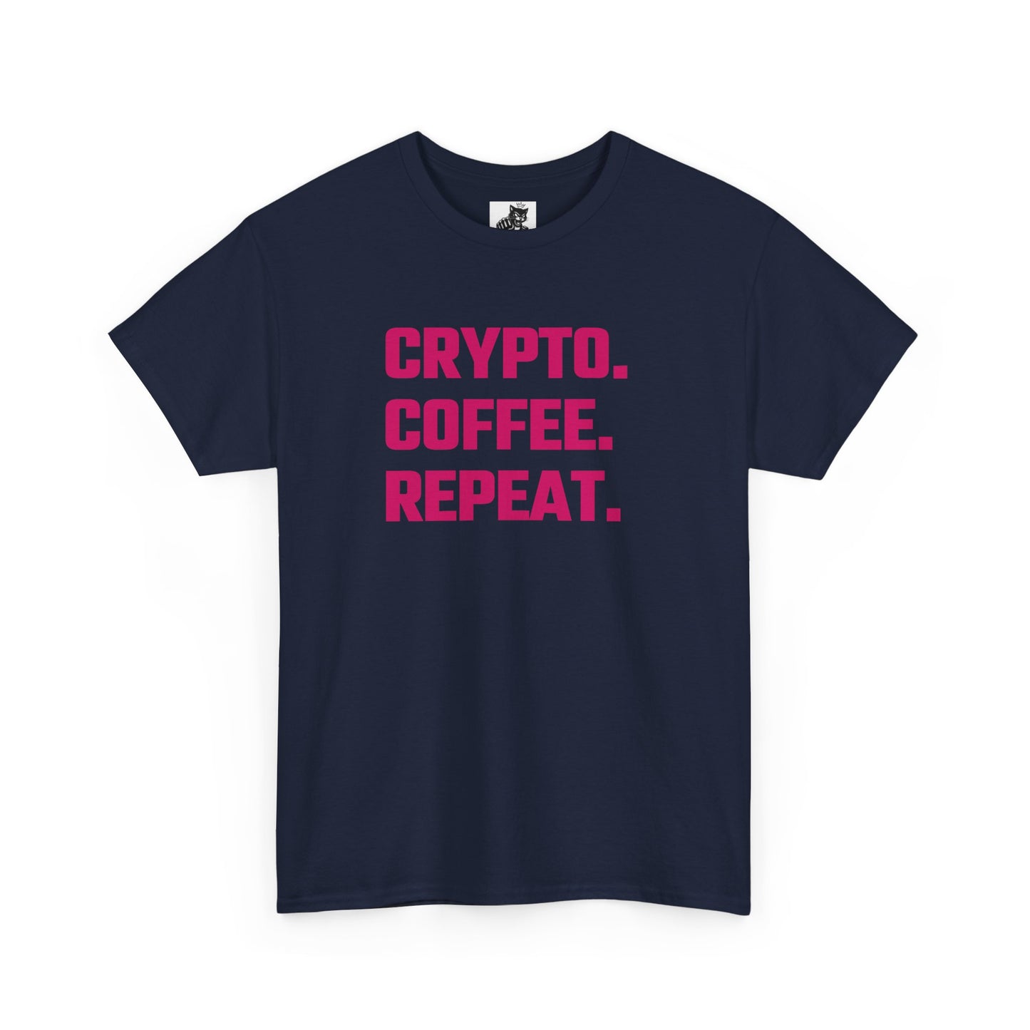 Crypto Coffee Repeat (Version 2) T-Shirt