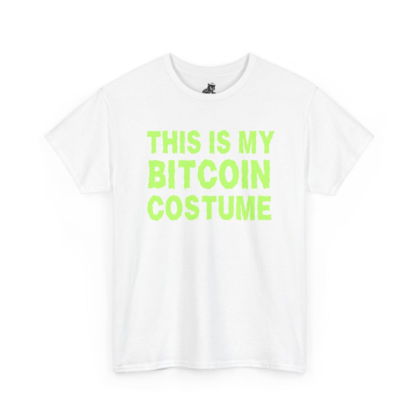This Is My Bitcoin Costume (Version 2) Graphic Tee - Crypto Halloween T-Shirt