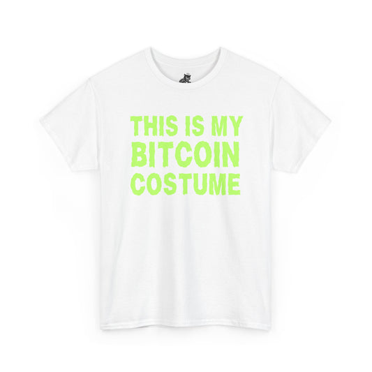 This Is My Bitcoin Costume (Version 2) Graphic Tee - Crypto Halloween T-Shirt