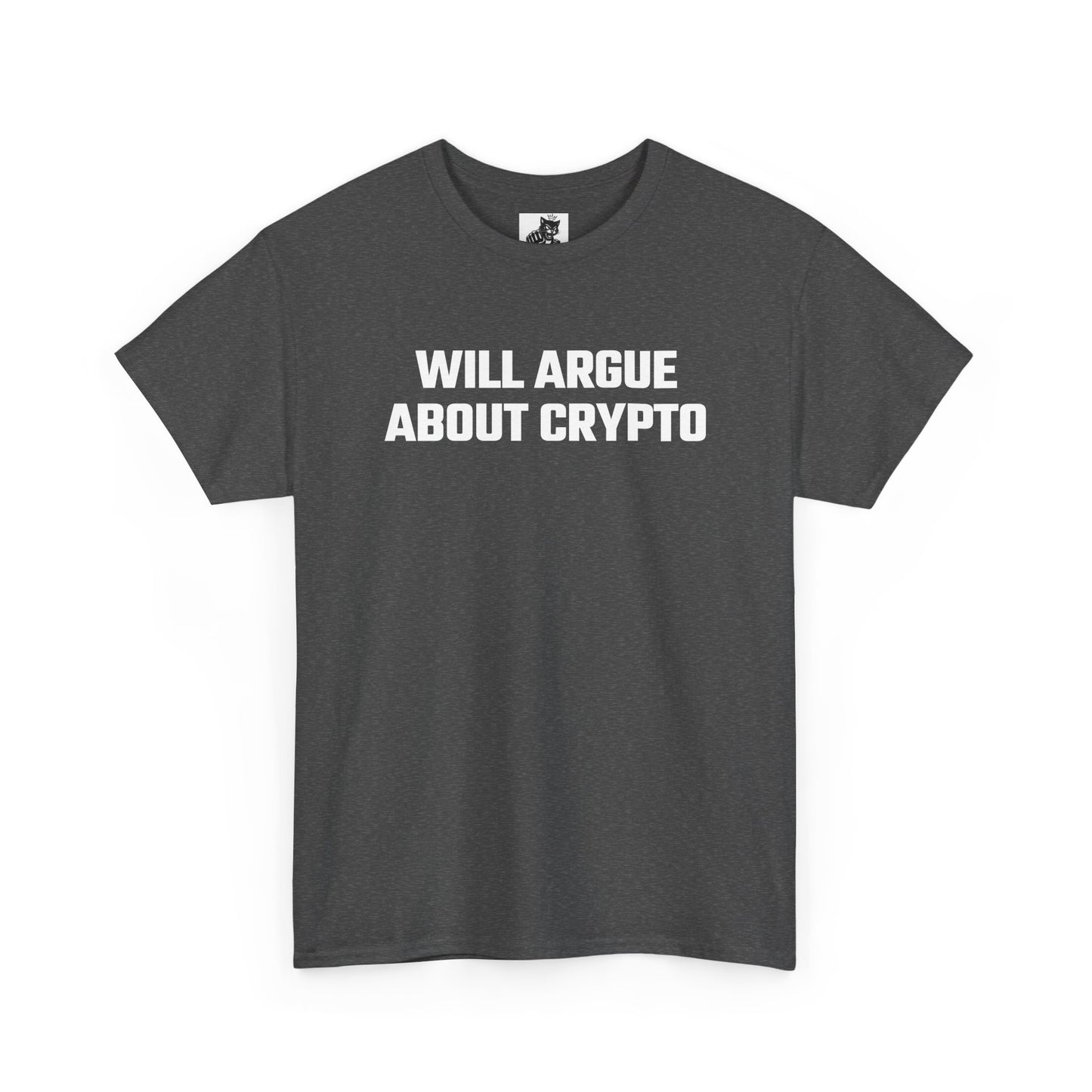 Will Argue About Crypto Graphic Tee - Unisex Cotton T-Shirt