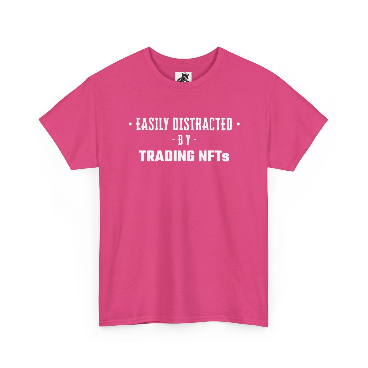 Easily Distracted By Trading NFTs Graphic Tee - Unisex Cotton T-Shirt