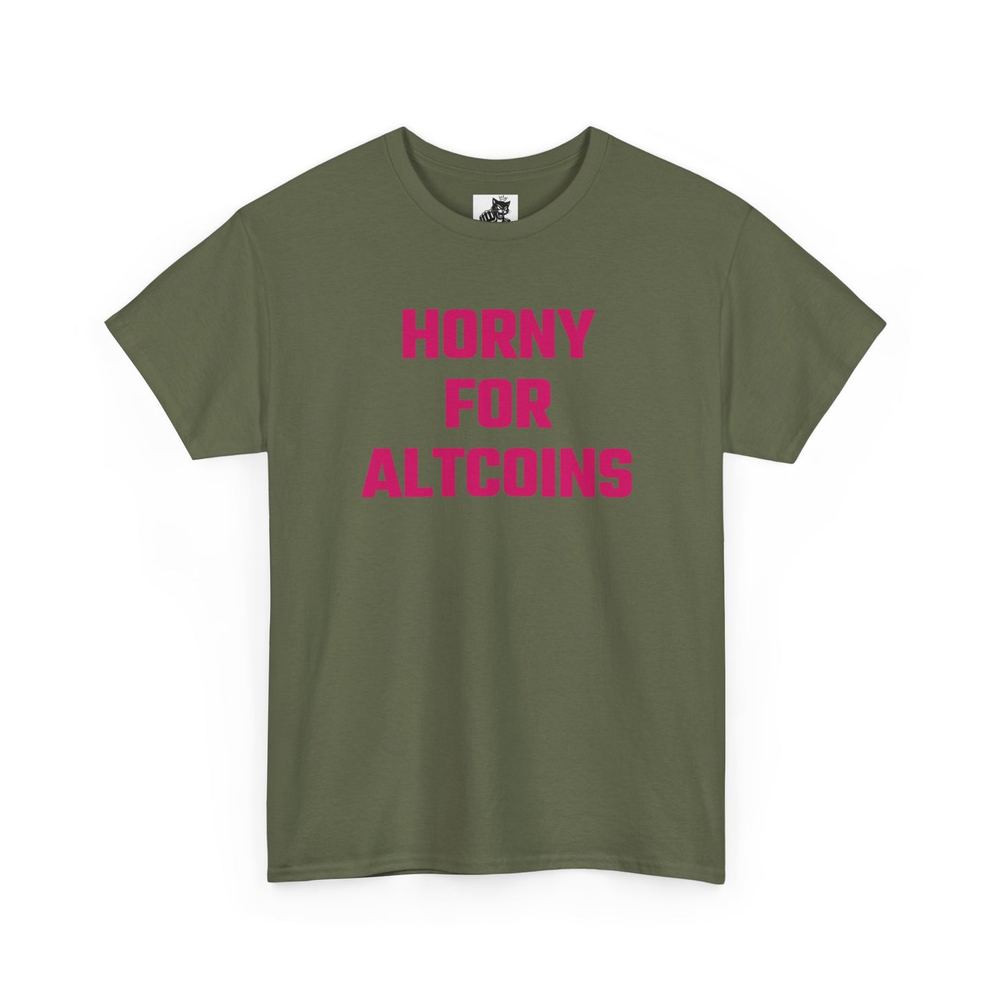Horny For Altcoins (Version 2) Crypto Themed T-Shirt