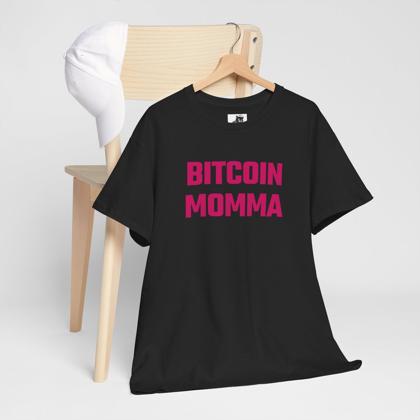 Bitcoin Momma (Version 2) Graphic Tee - Unisex Cotton T-Shirt