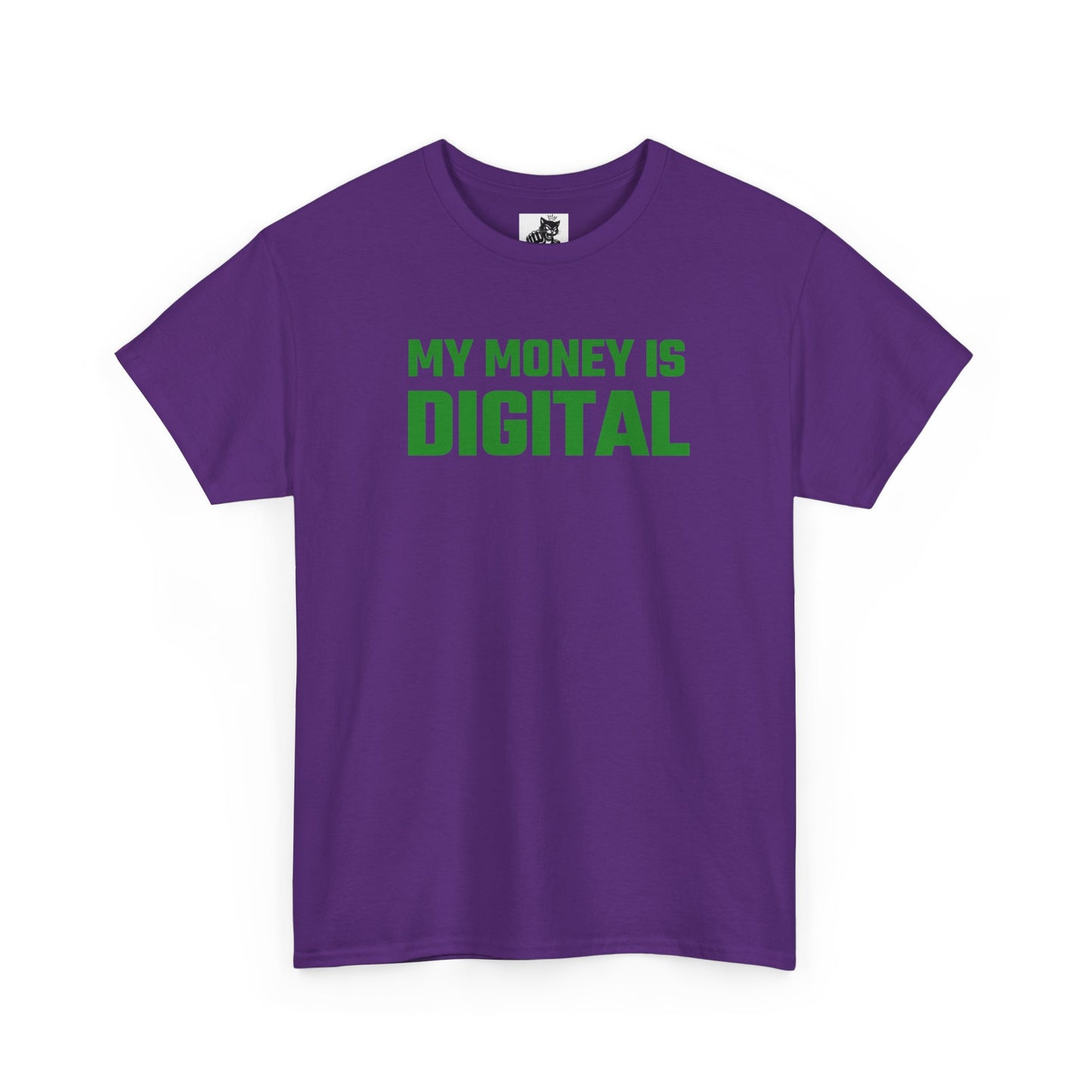 My Money Is Digital (Green) - Crypto Themed T-Shirt