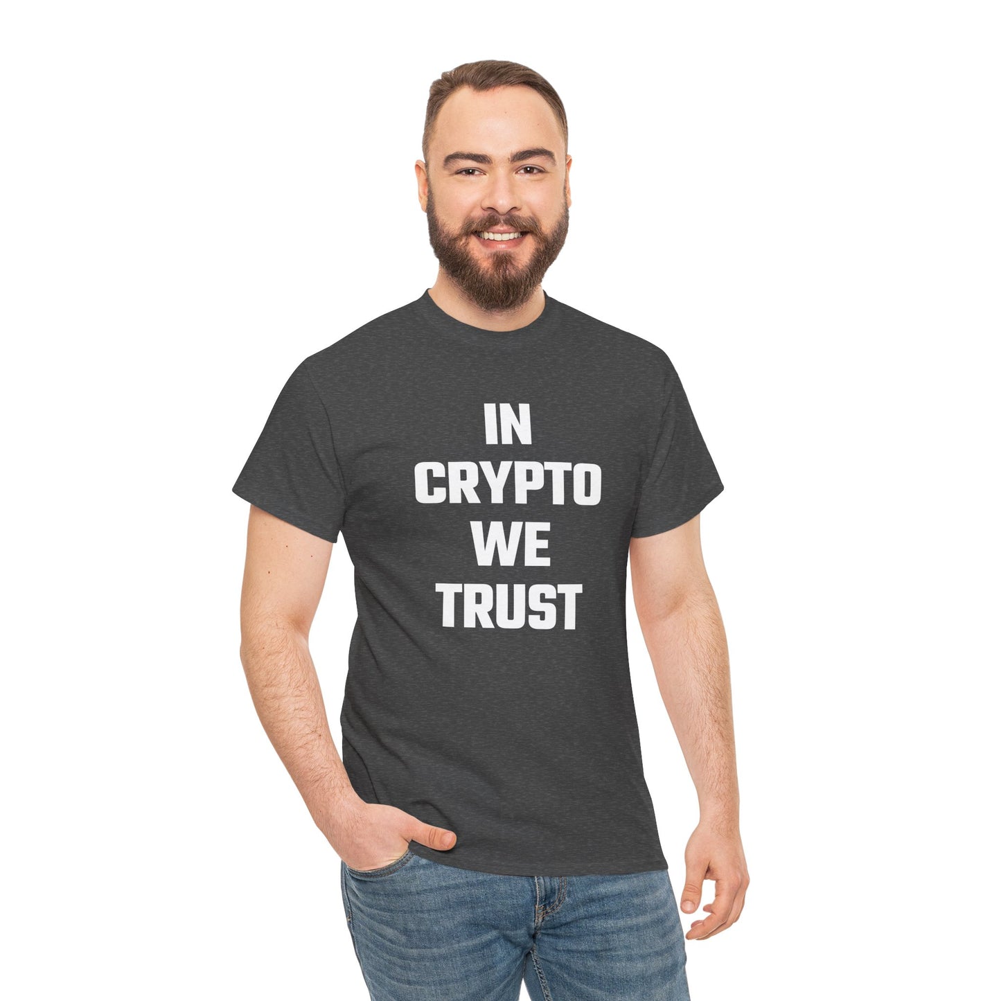 In Crypto We Trust Graphic Tee - Unisex Cotton T-Shirt