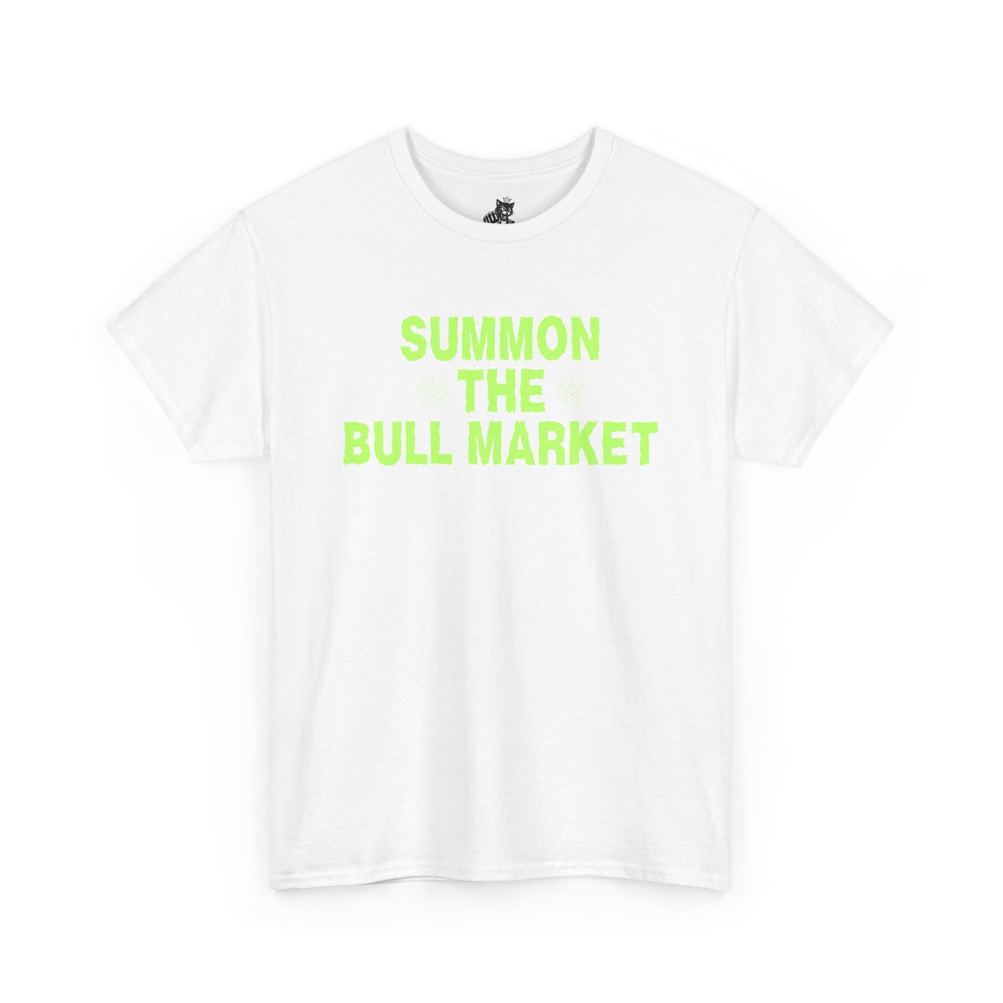 Summon The Bull Market (Version 2) Graphic Tee - Crypto Halloween T-Shirt
