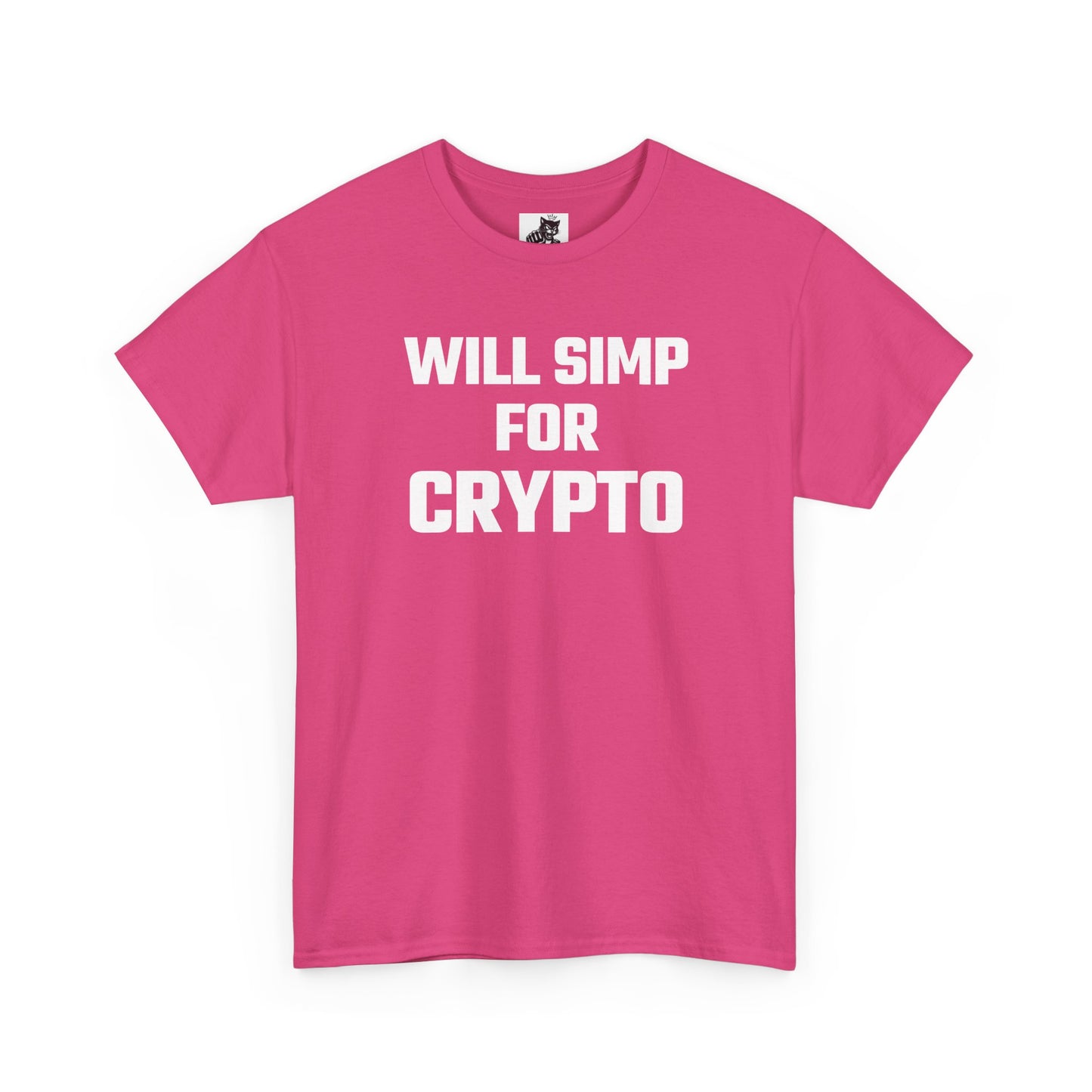 Will Simp For Crypto Graphic Tee - Unisex Cotton T-Shirt