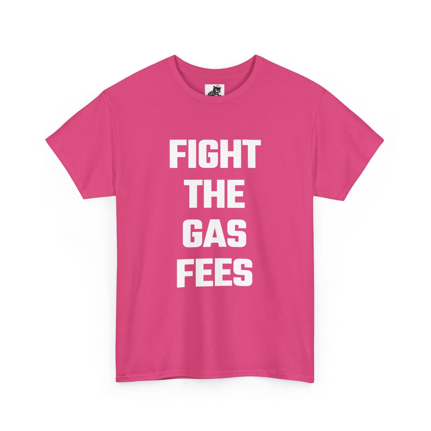 Fight The Gas Fees Graphic Tee - Unisex Cotton T-Shirt