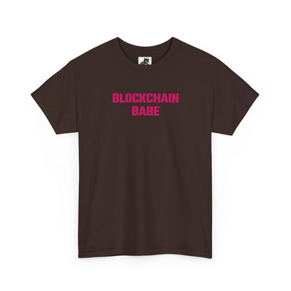 Blockchain Babe (Version 2) Crypto Themed T-Shirt