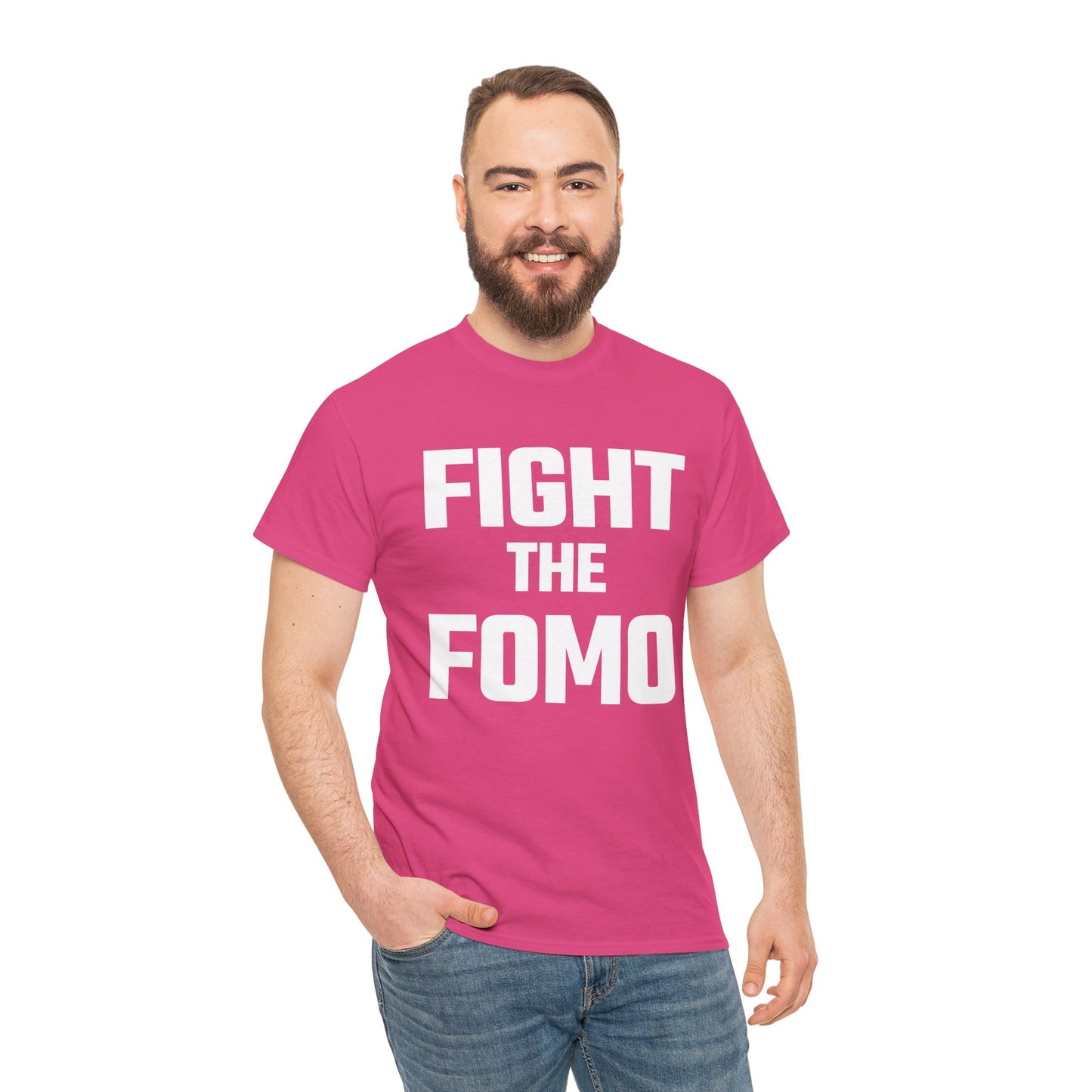 Fight The FOMO Graphic Tee - Unisex Cotton T-Shirt
